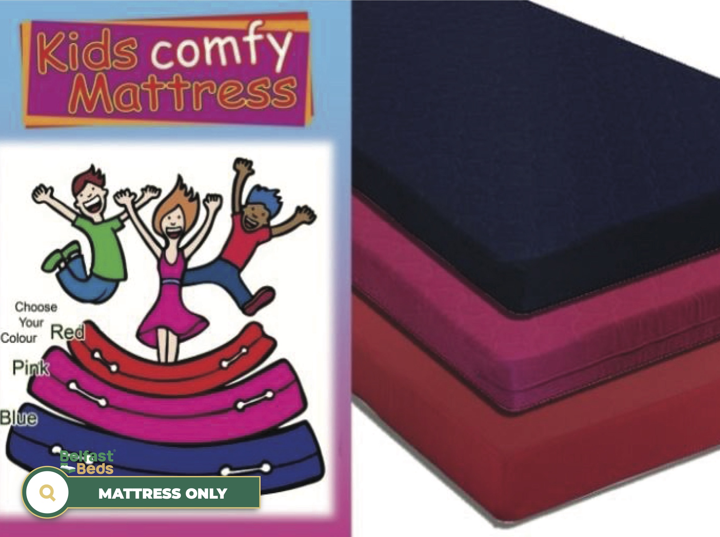 Kiddies 10cm Foam Mattress