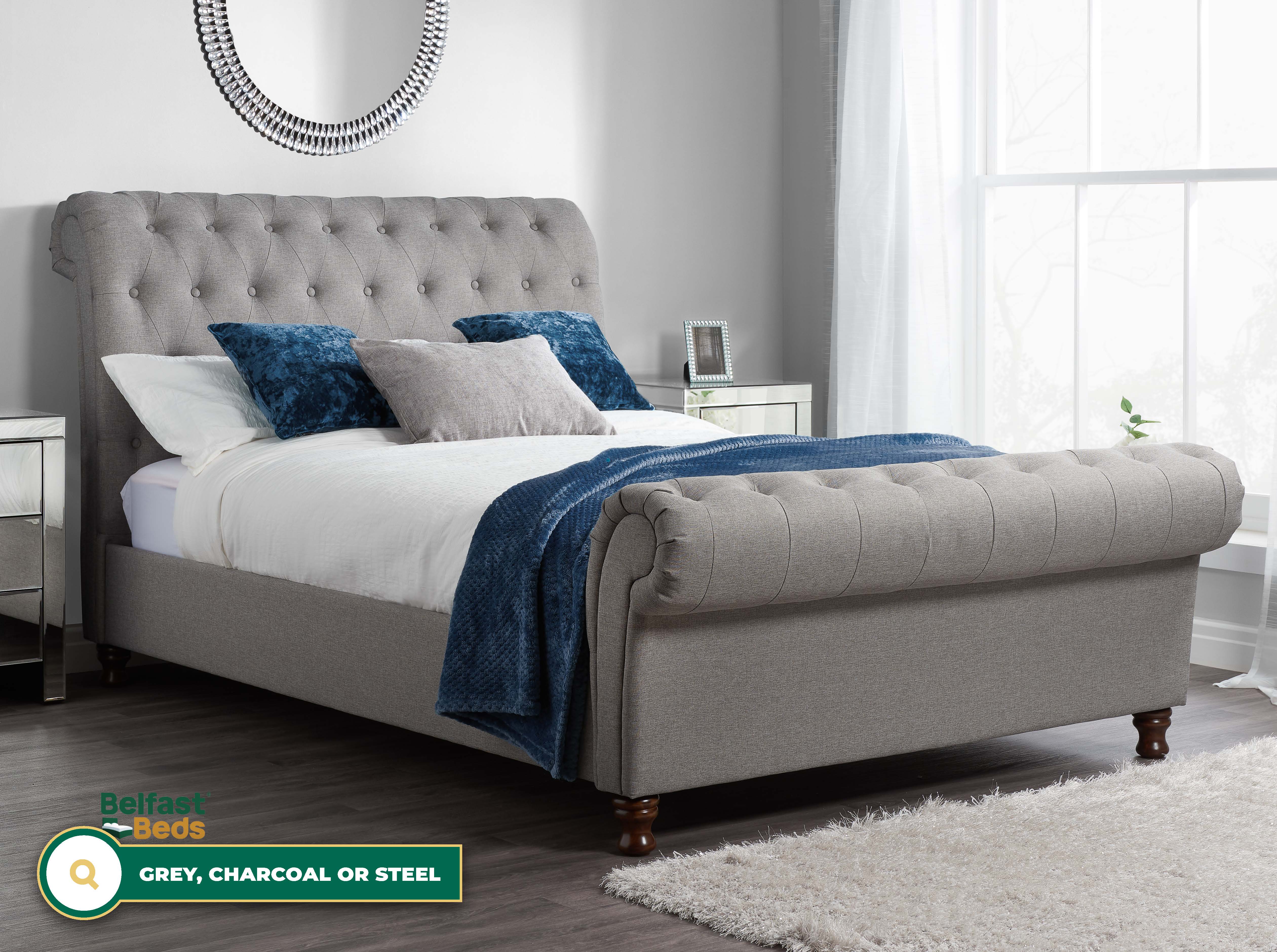 Birlea Castello Fabric Bed Frame
