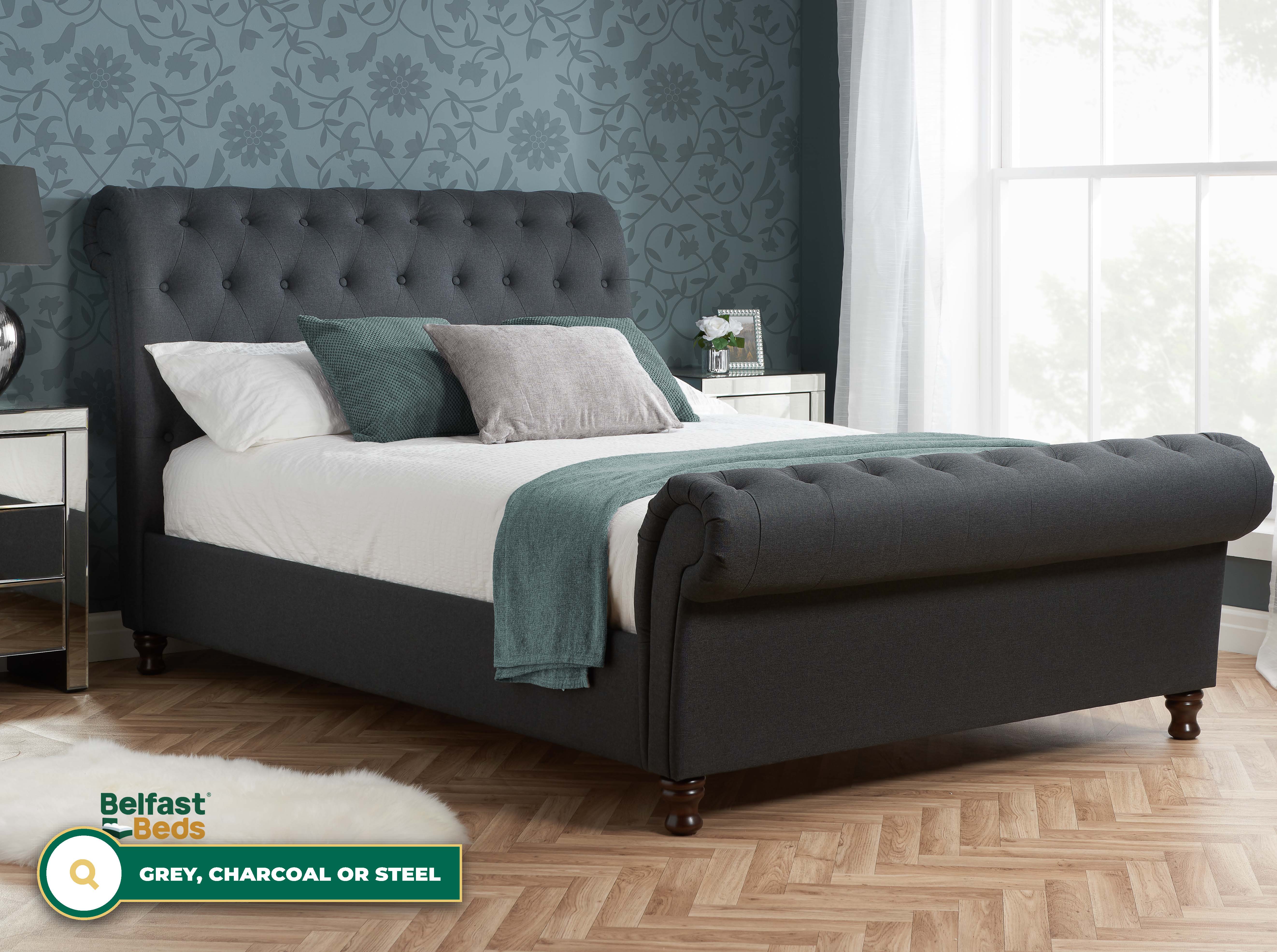Birlea Castello Fabric Bed Frame thumbnail 2