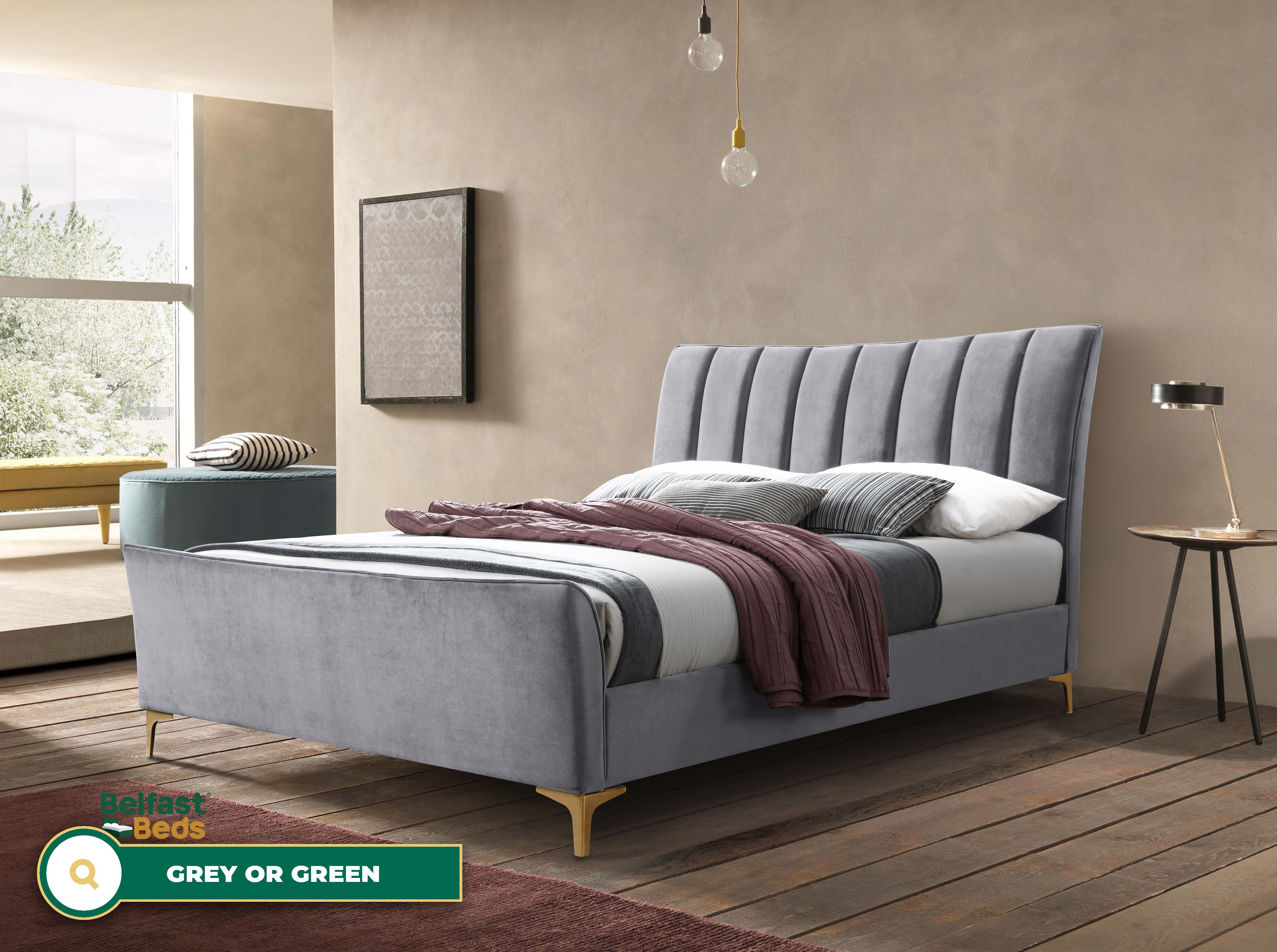 Birlea Clover Fabric Bed Frame