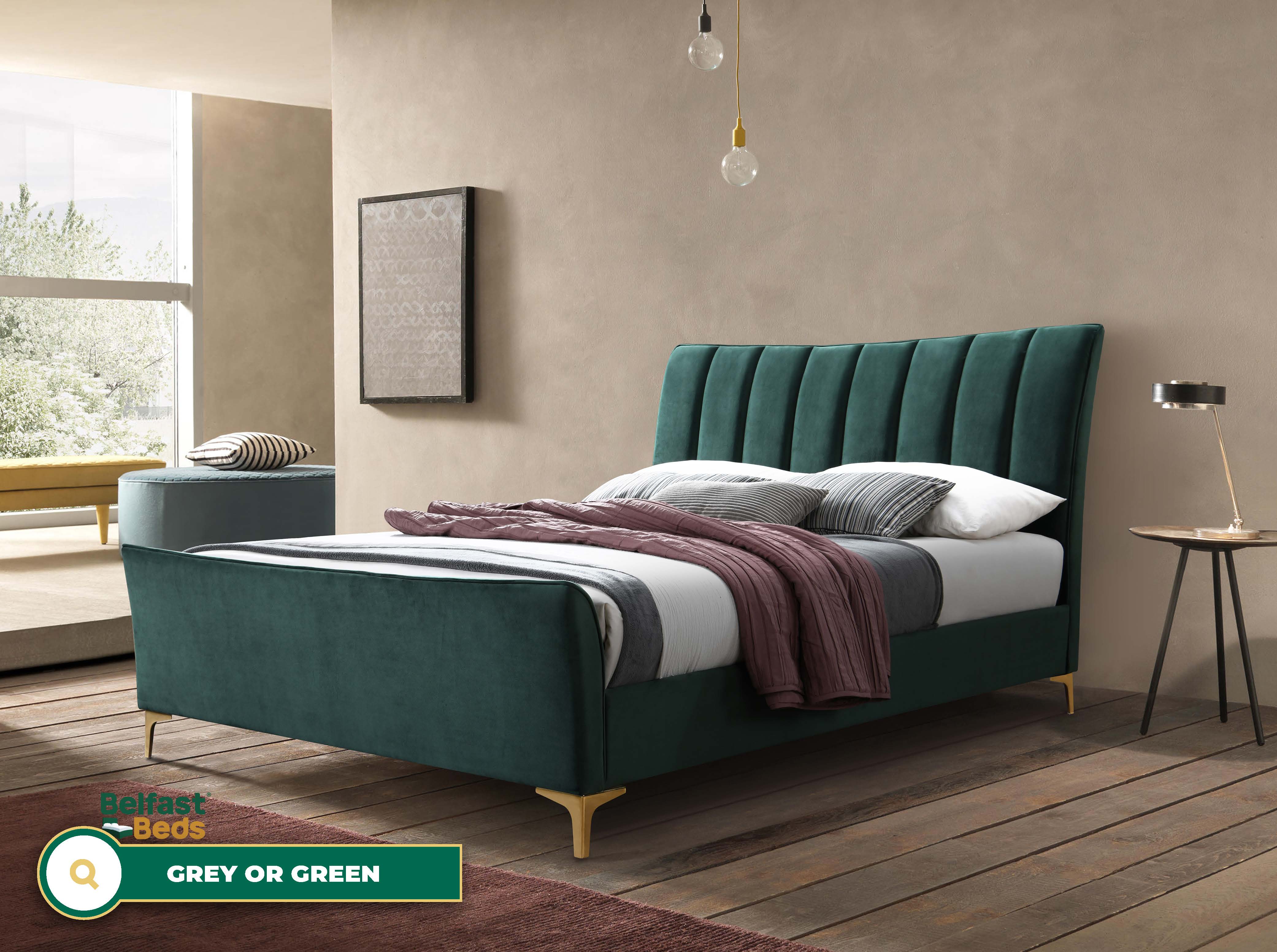 Birlea Clover Fabric Bed Frame thumbnail 2