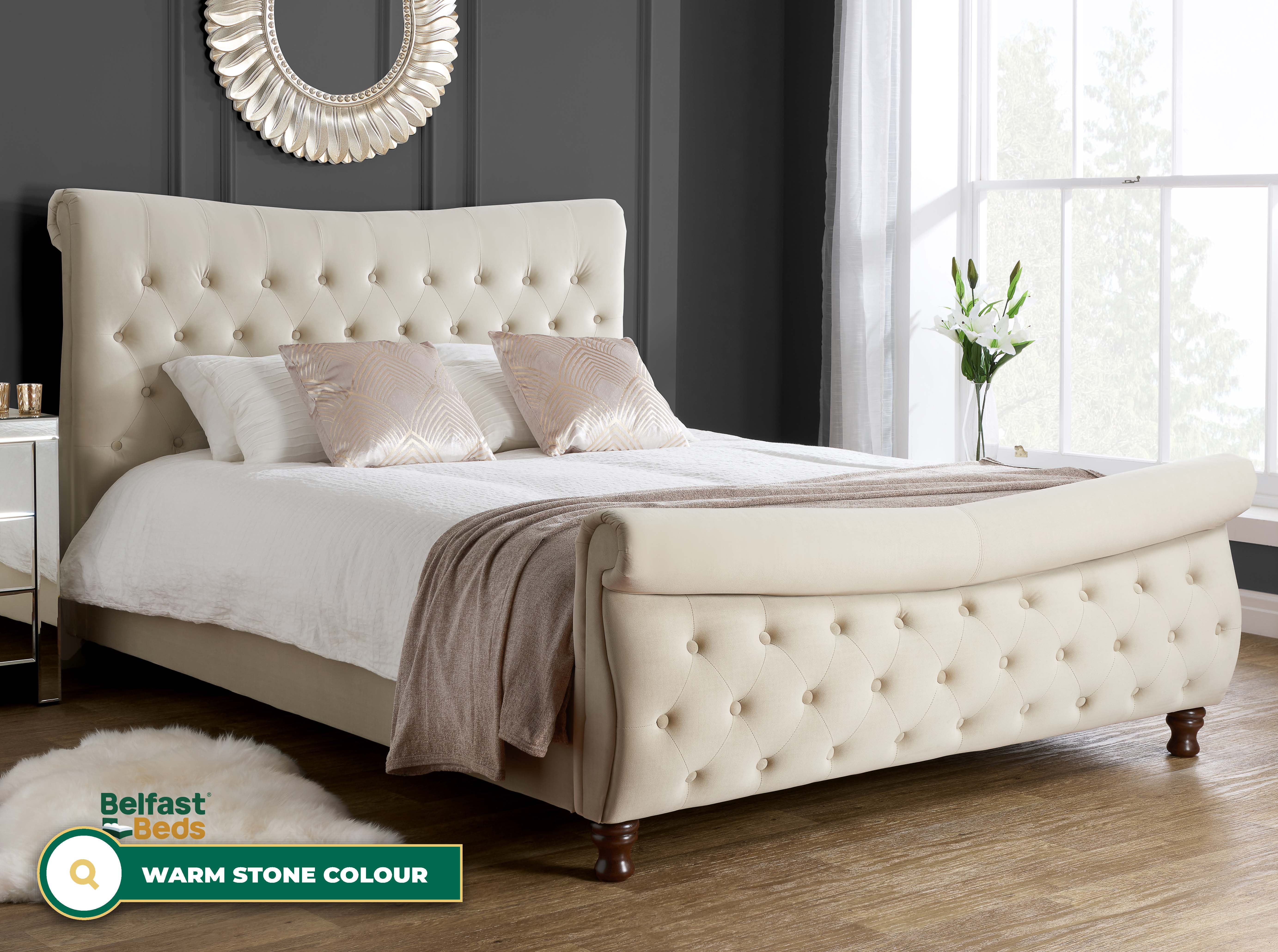 Birlea Copenhagen Fabric Bed Frame