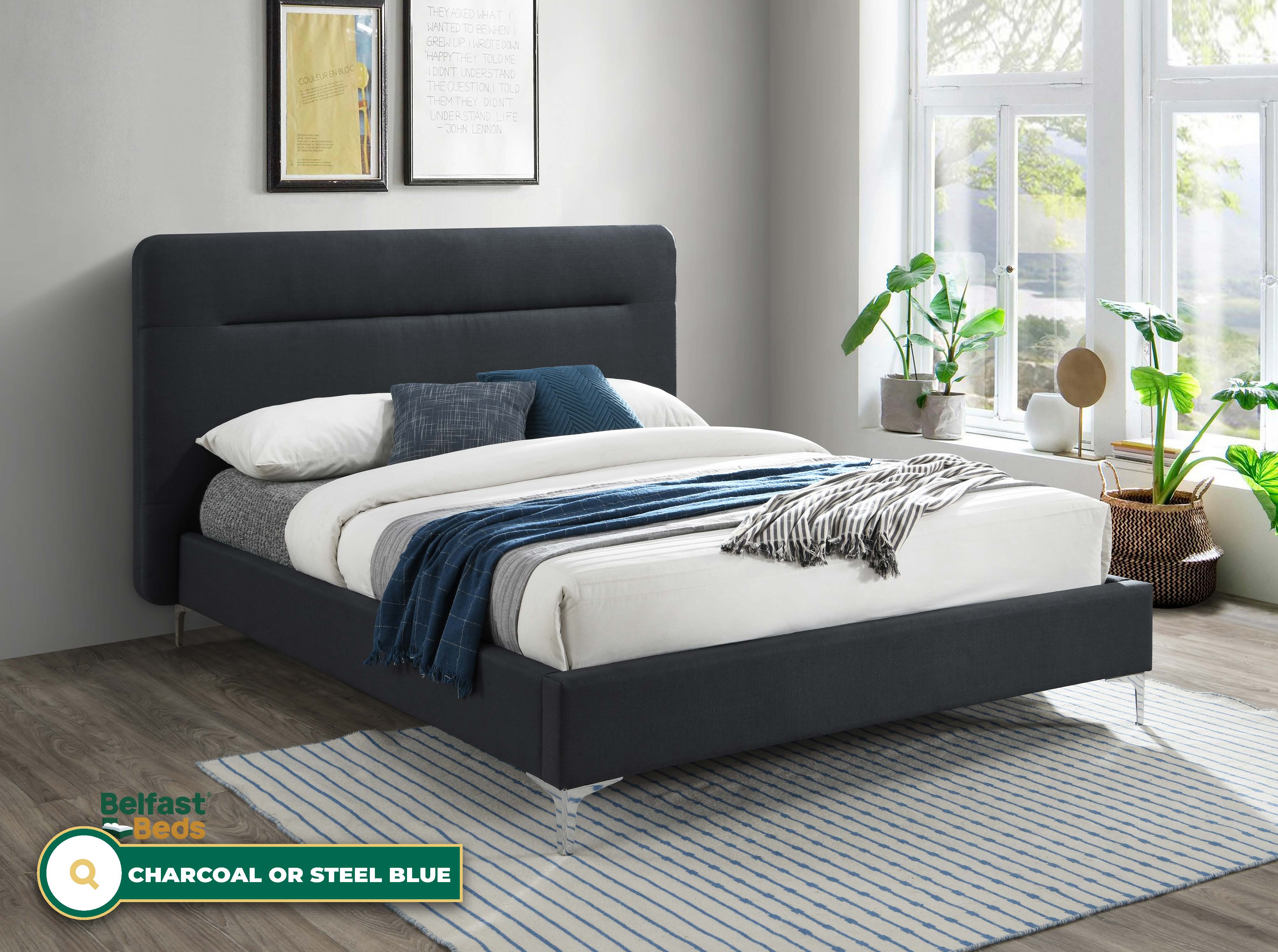 Birlea Finn Fabric Bed Frame
