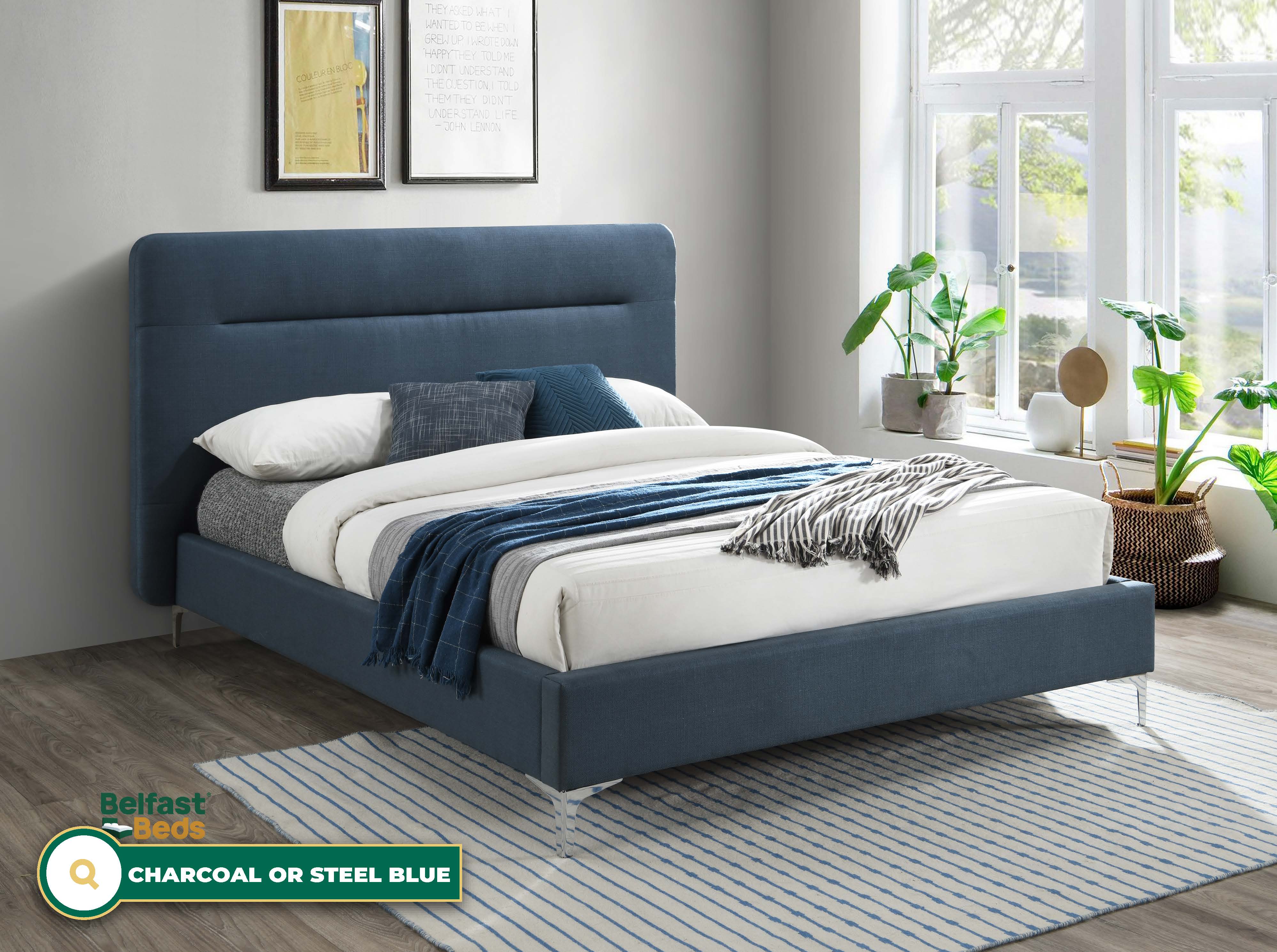 Birlea Finn Fabric Bed Frame thumbnail 2