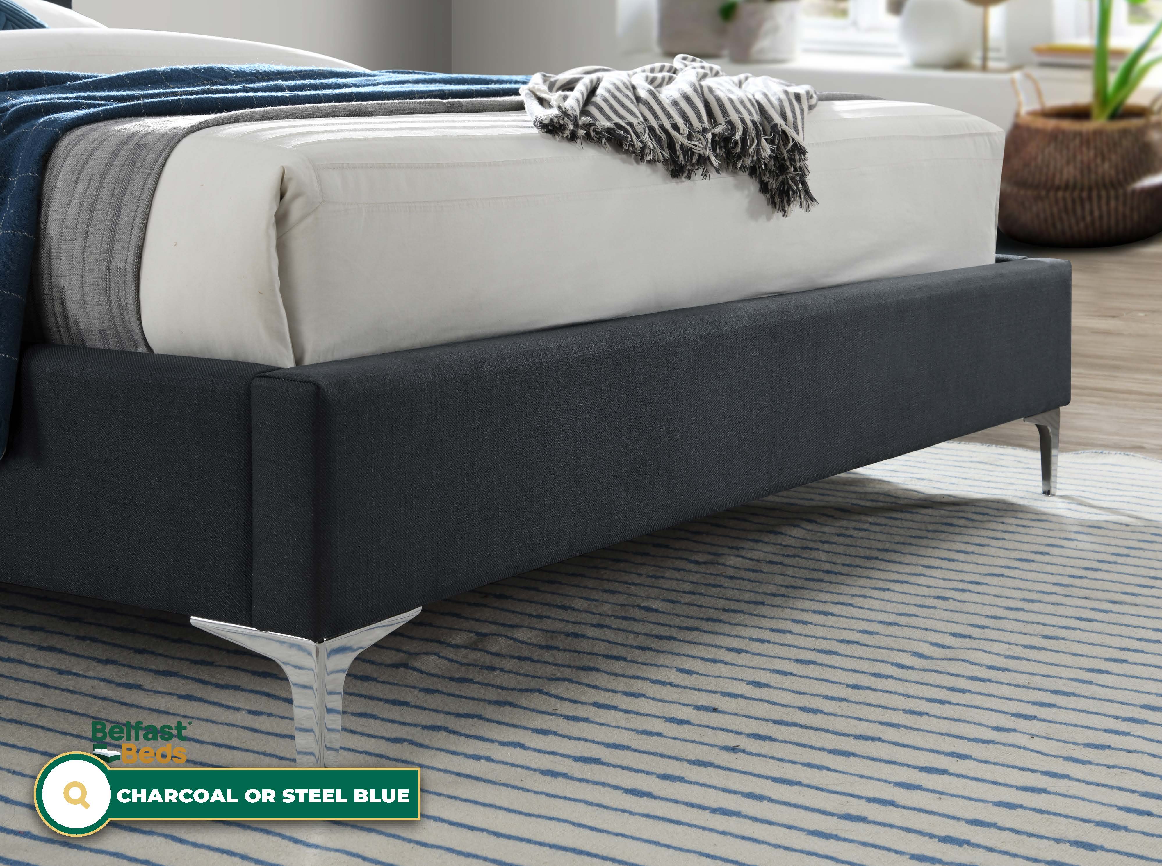 Birlea Finn Fabric Bed Frame thumbnail 3