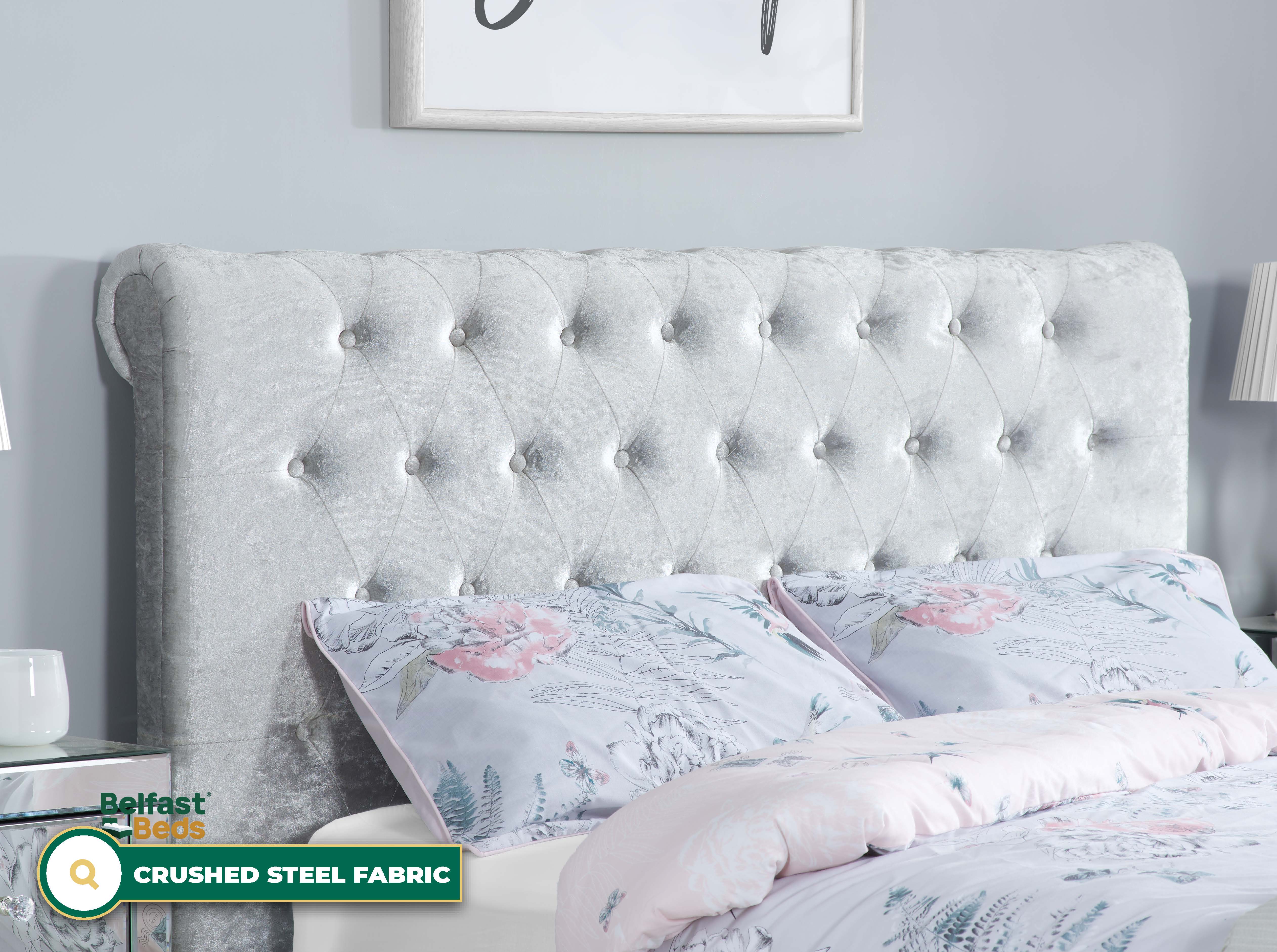 Birlea Sienna Fabric Bed Frame thumbnail 2