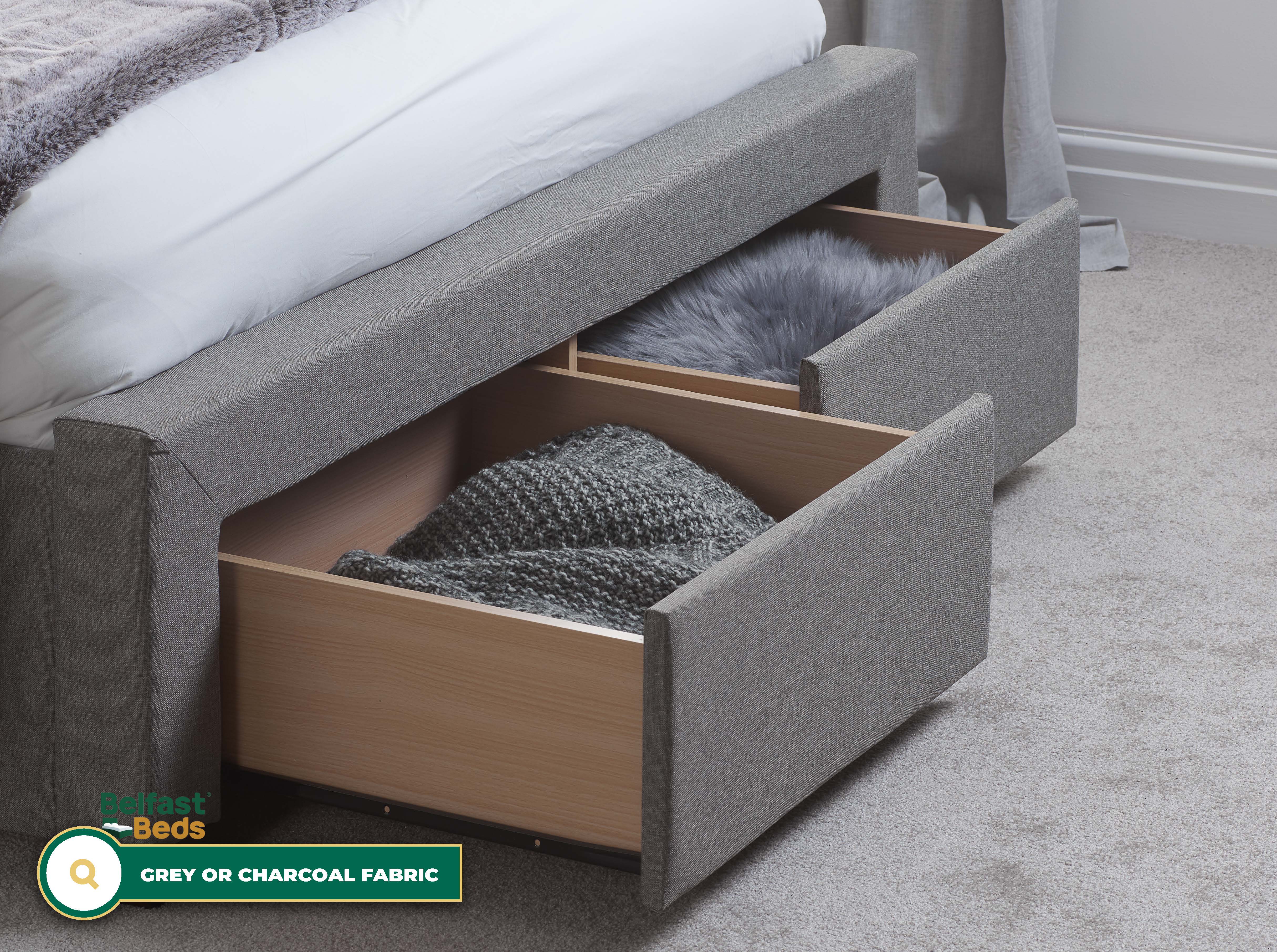 Birlea Valentino Fabric Bed Frame thumbnail 3