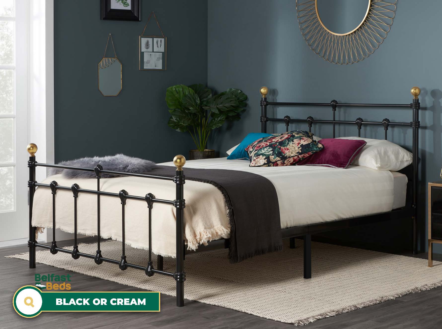 Birlea Atlas Metal Bed Frame