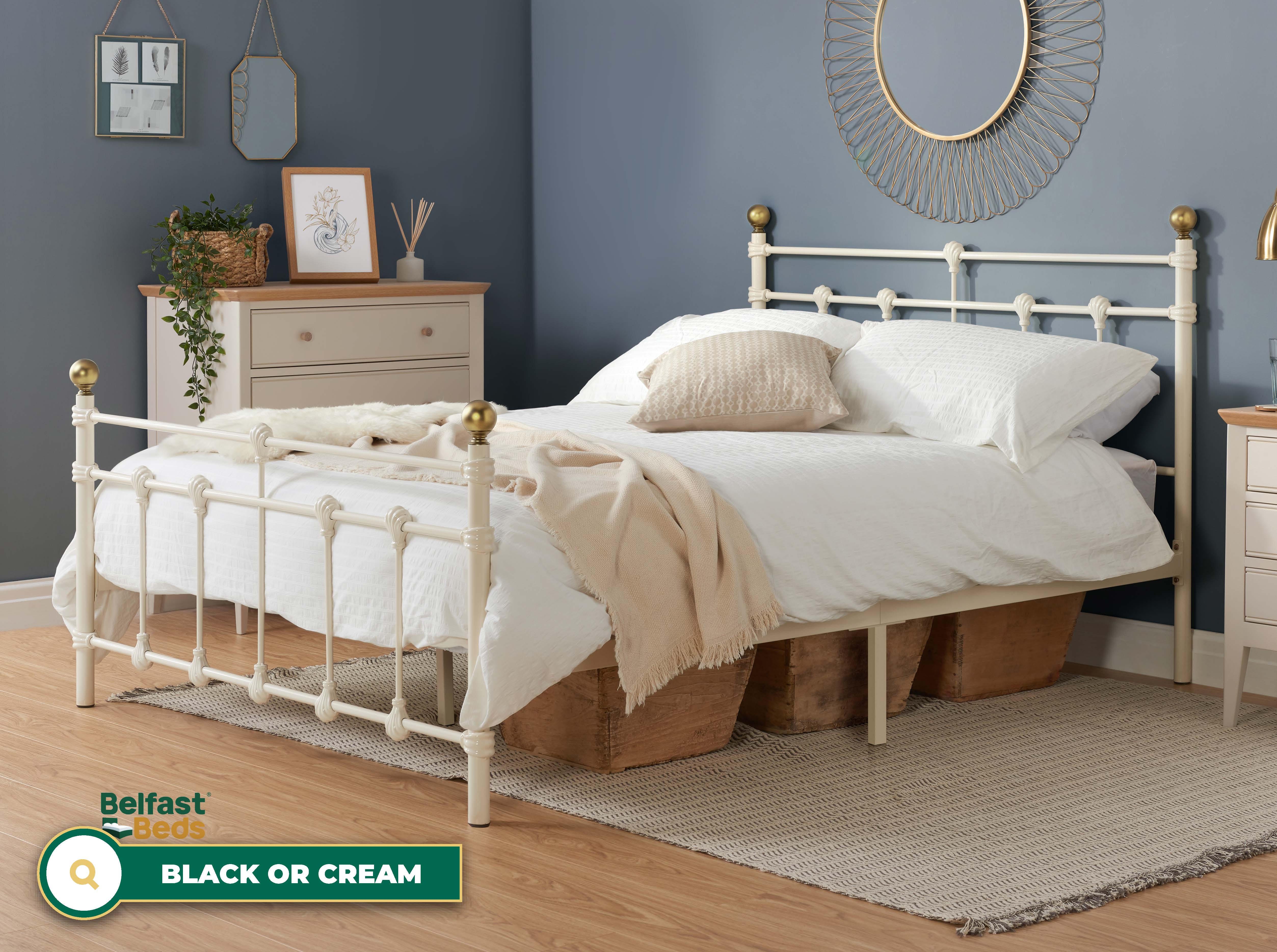 Birlea Atlas Metal Bed Frame