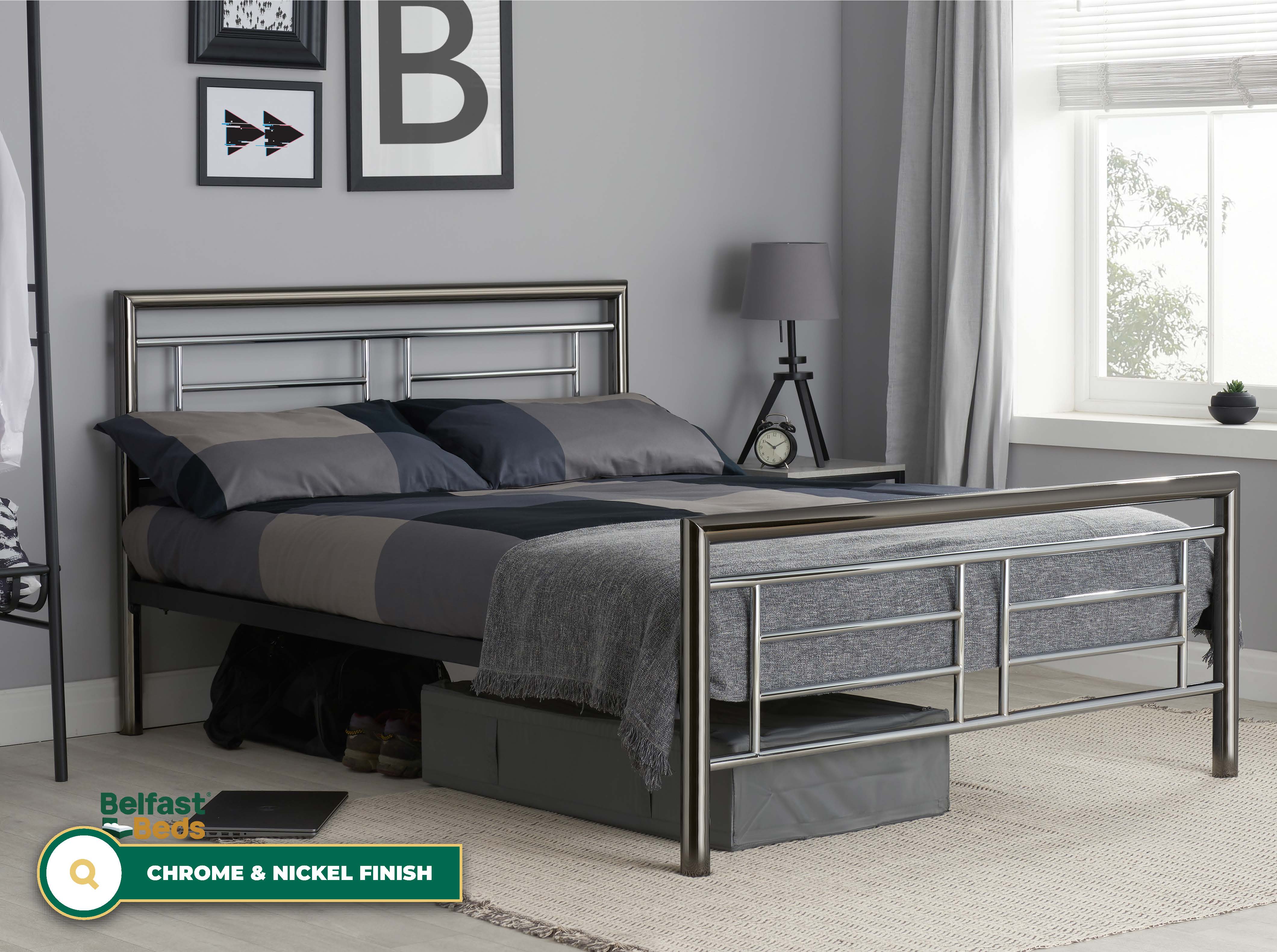 Birlea Montana Metal Bed Frame