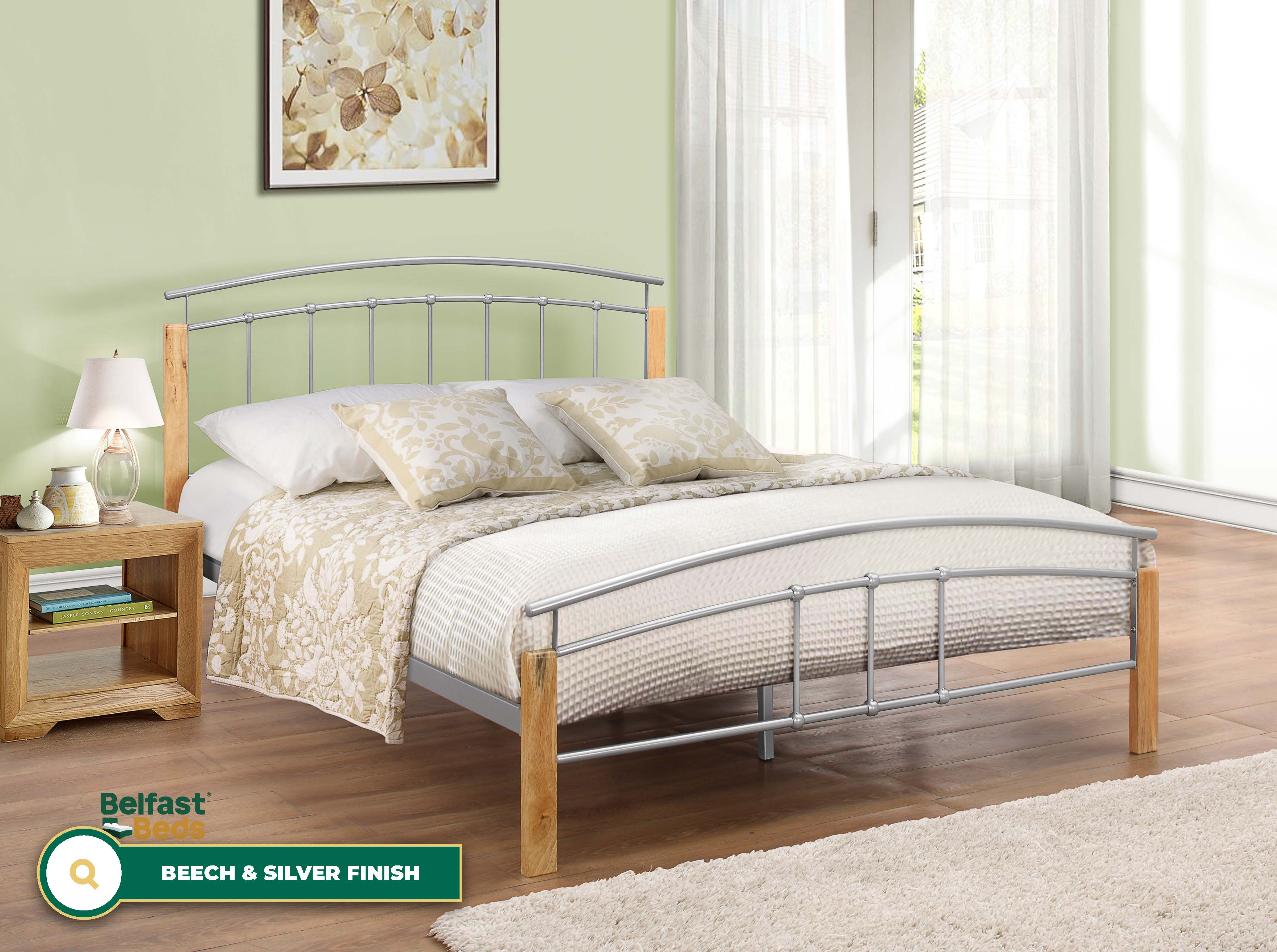 Birlea Tetras Metal Bed Frame