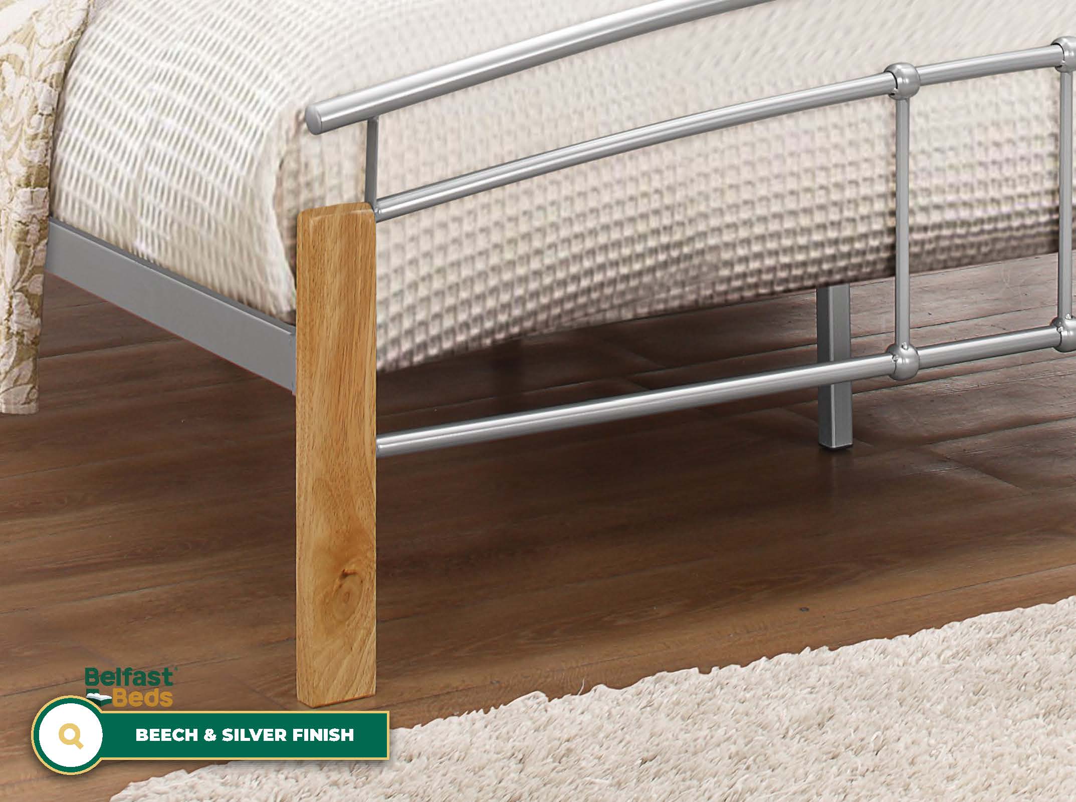 Birlea Tetras Metal Bed Frame