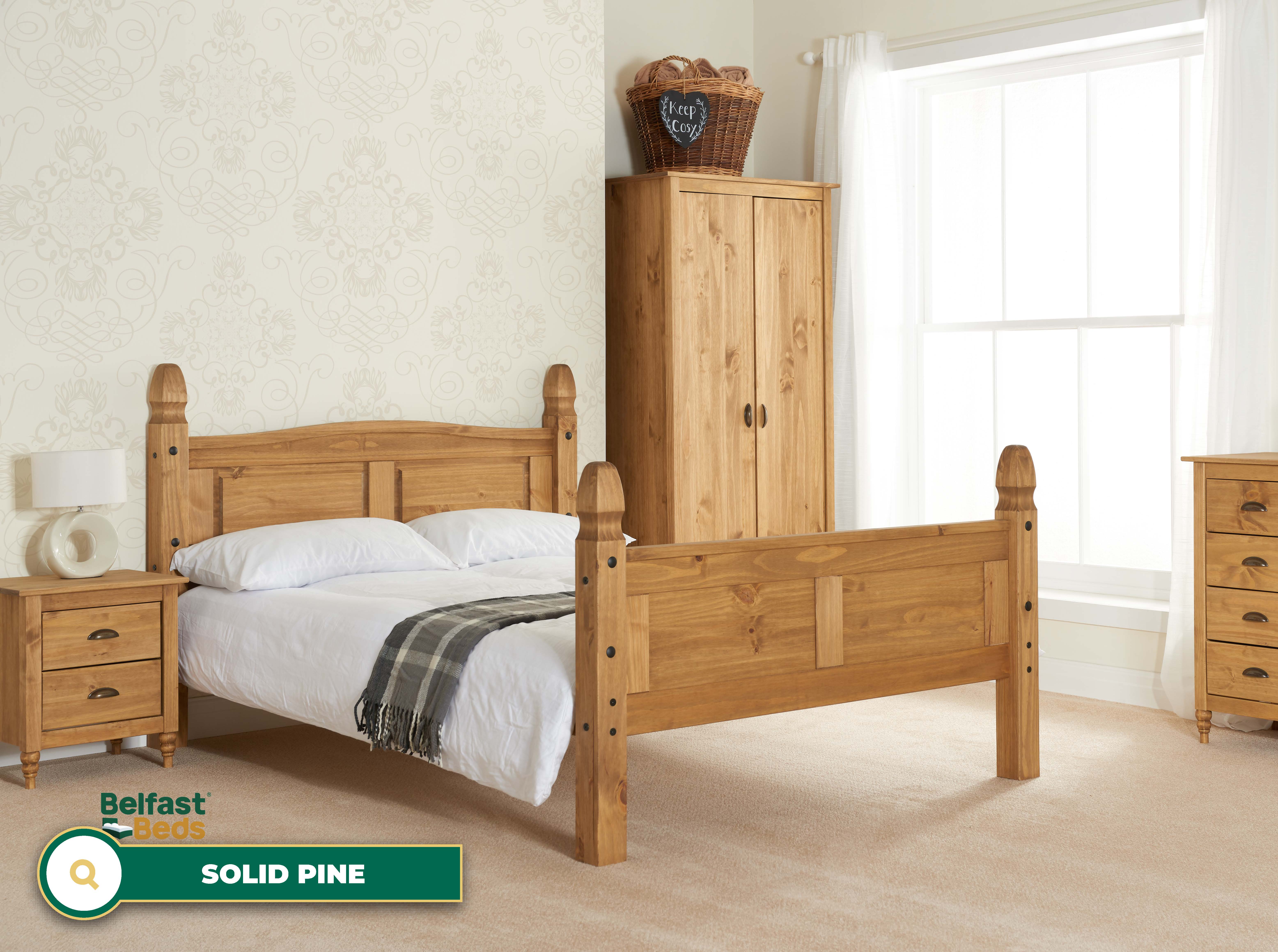 Birlea Corona Wooden High End Bed Frame