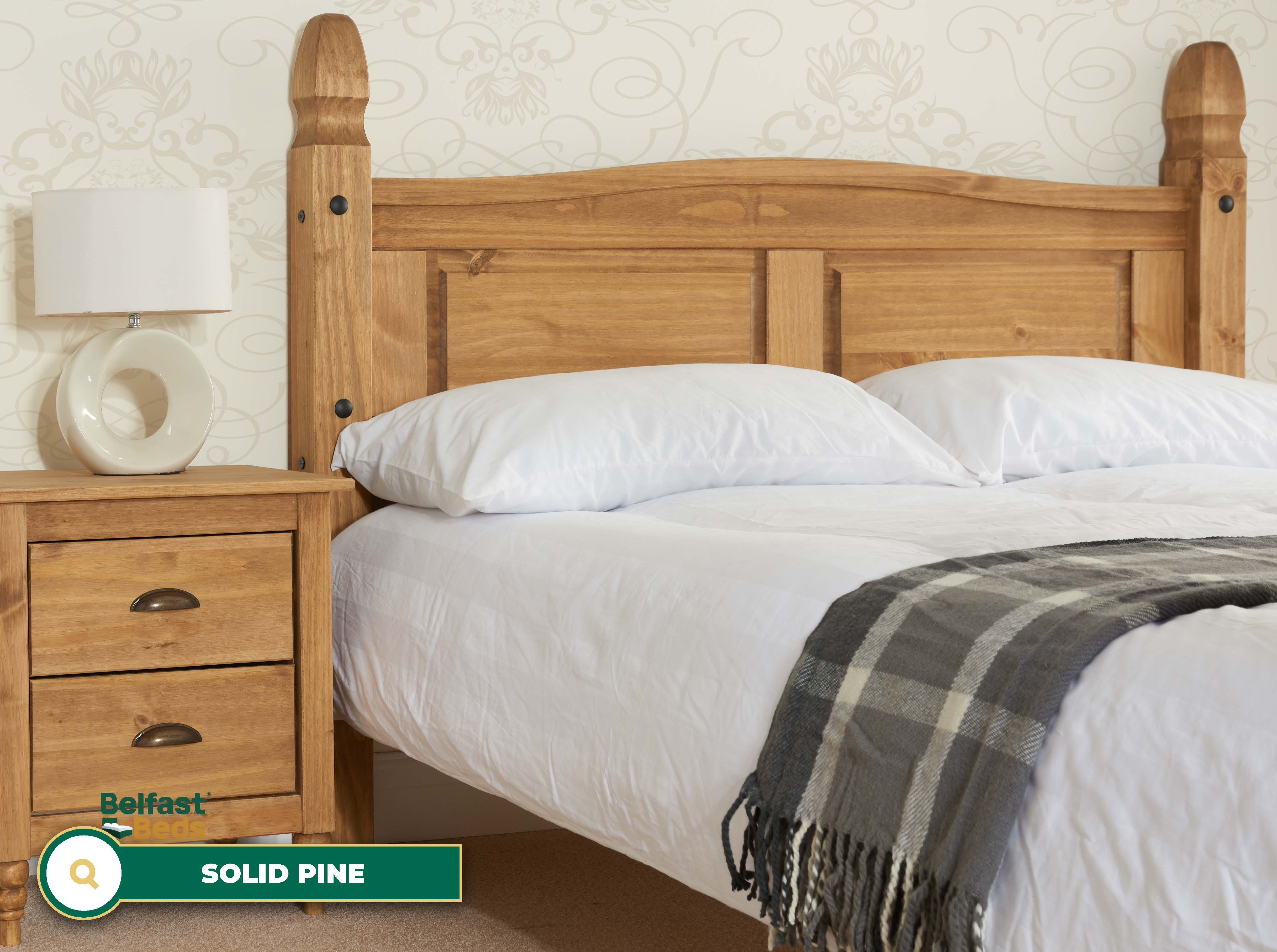 Birlea Corona Wooden High End Bed Frame