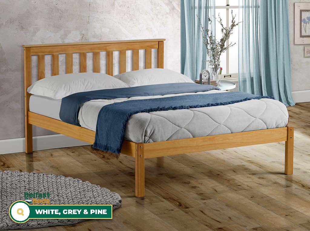 Birlea Denver Wooden Low End Bed Frame