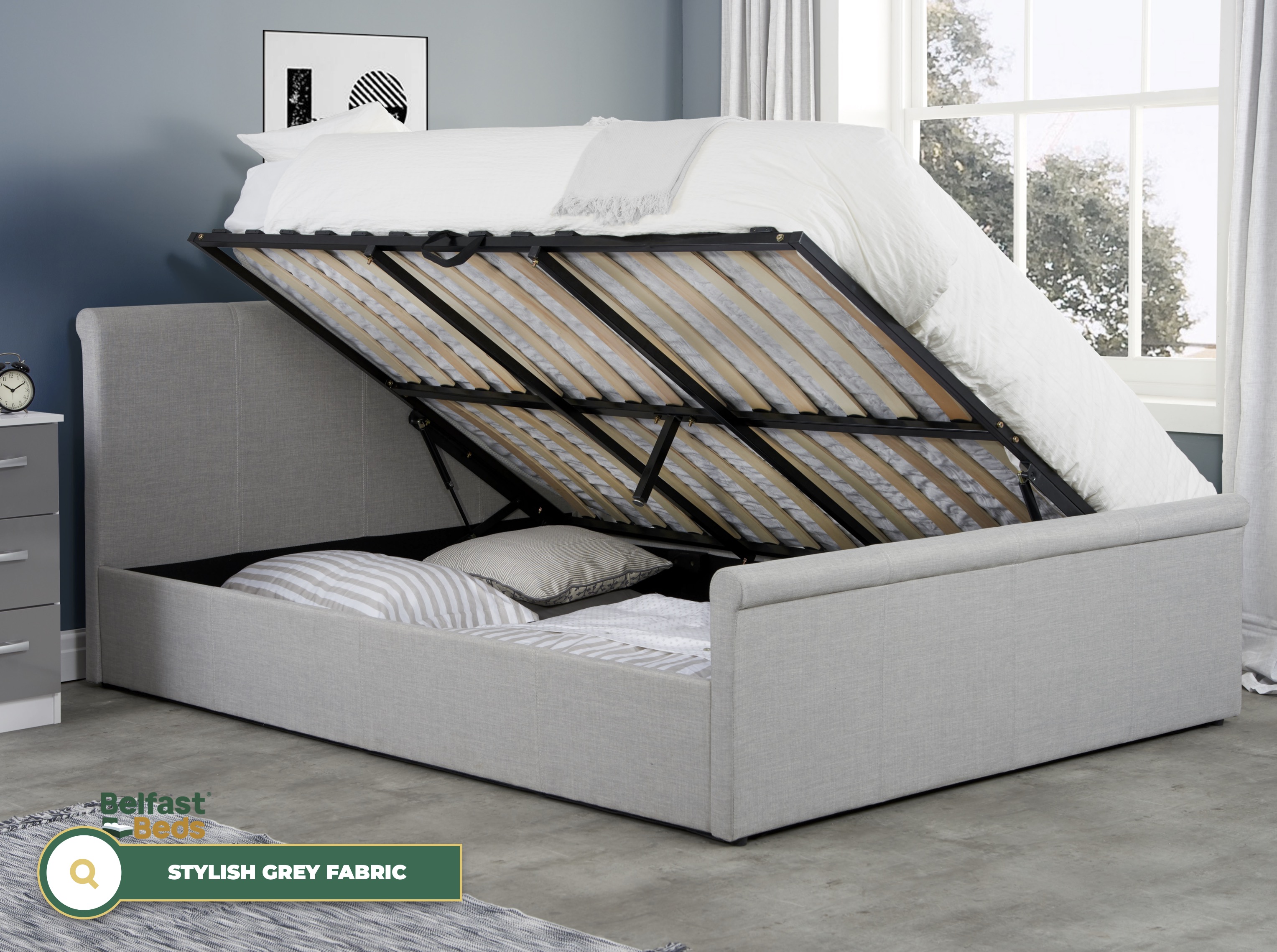 Birlea Stratus Ottoman Bed Frame