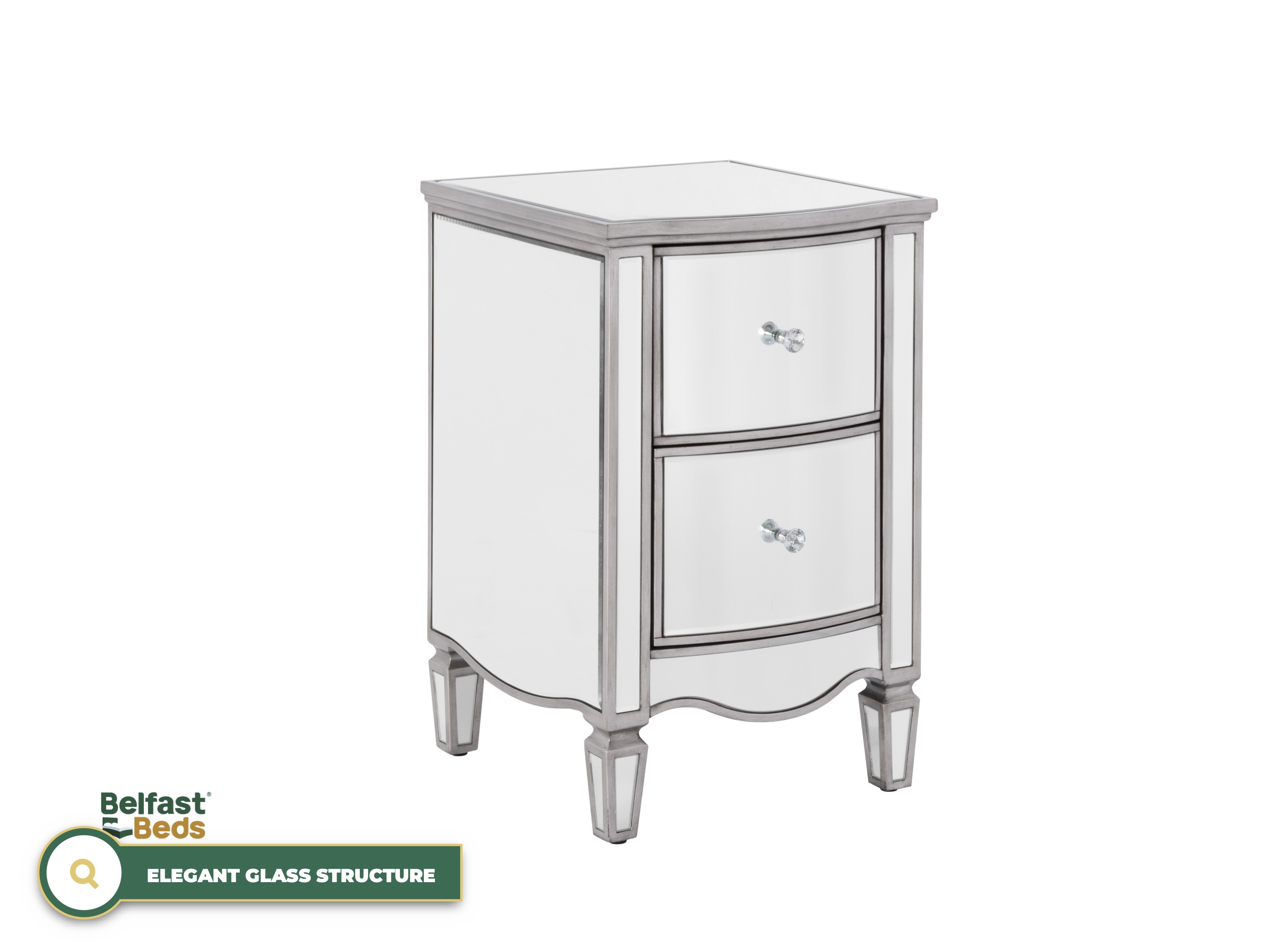 Birlea Elysee 2 Drawer Bedside