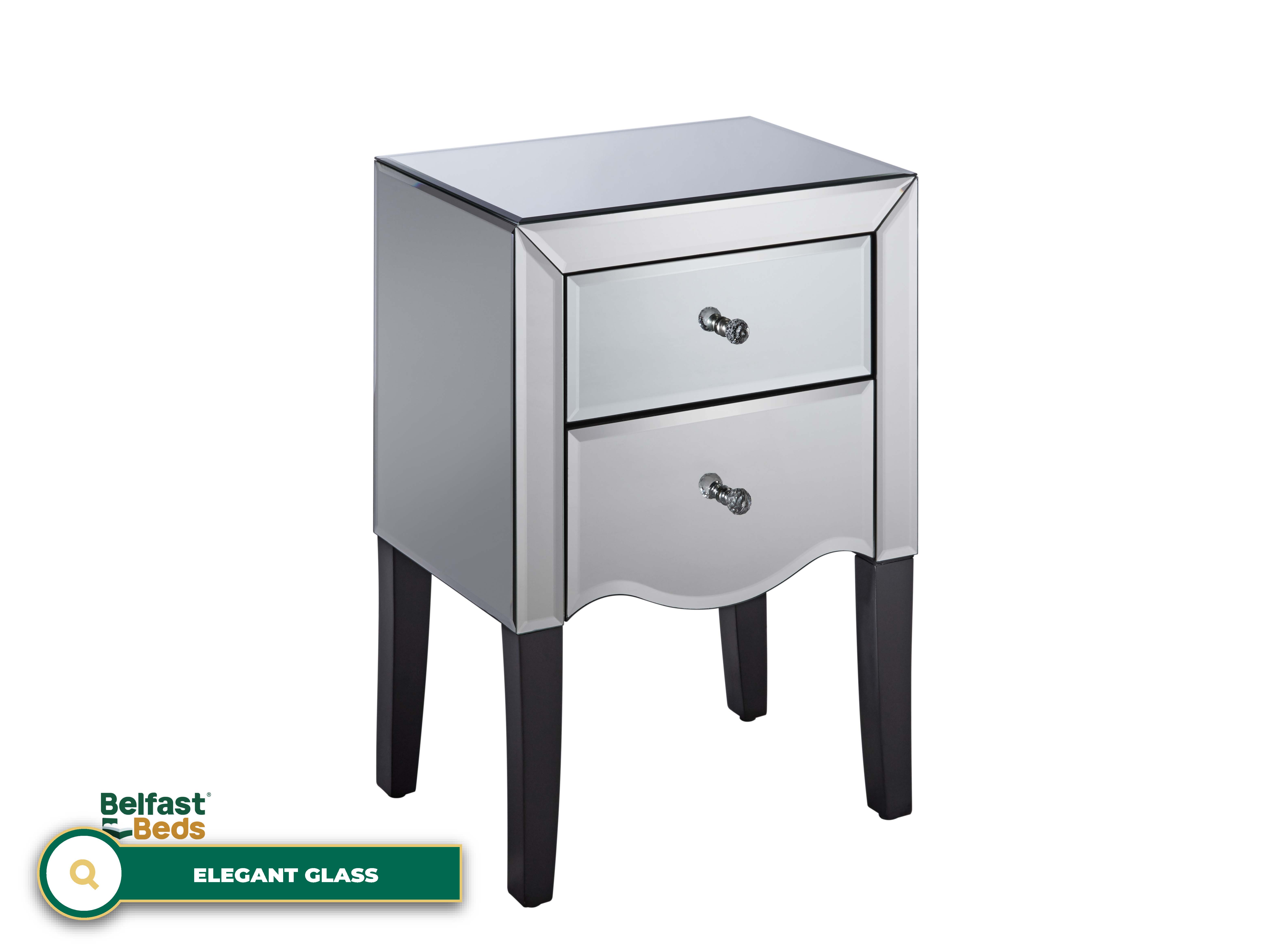 Birlea Palermo 2 Drawer Bedside