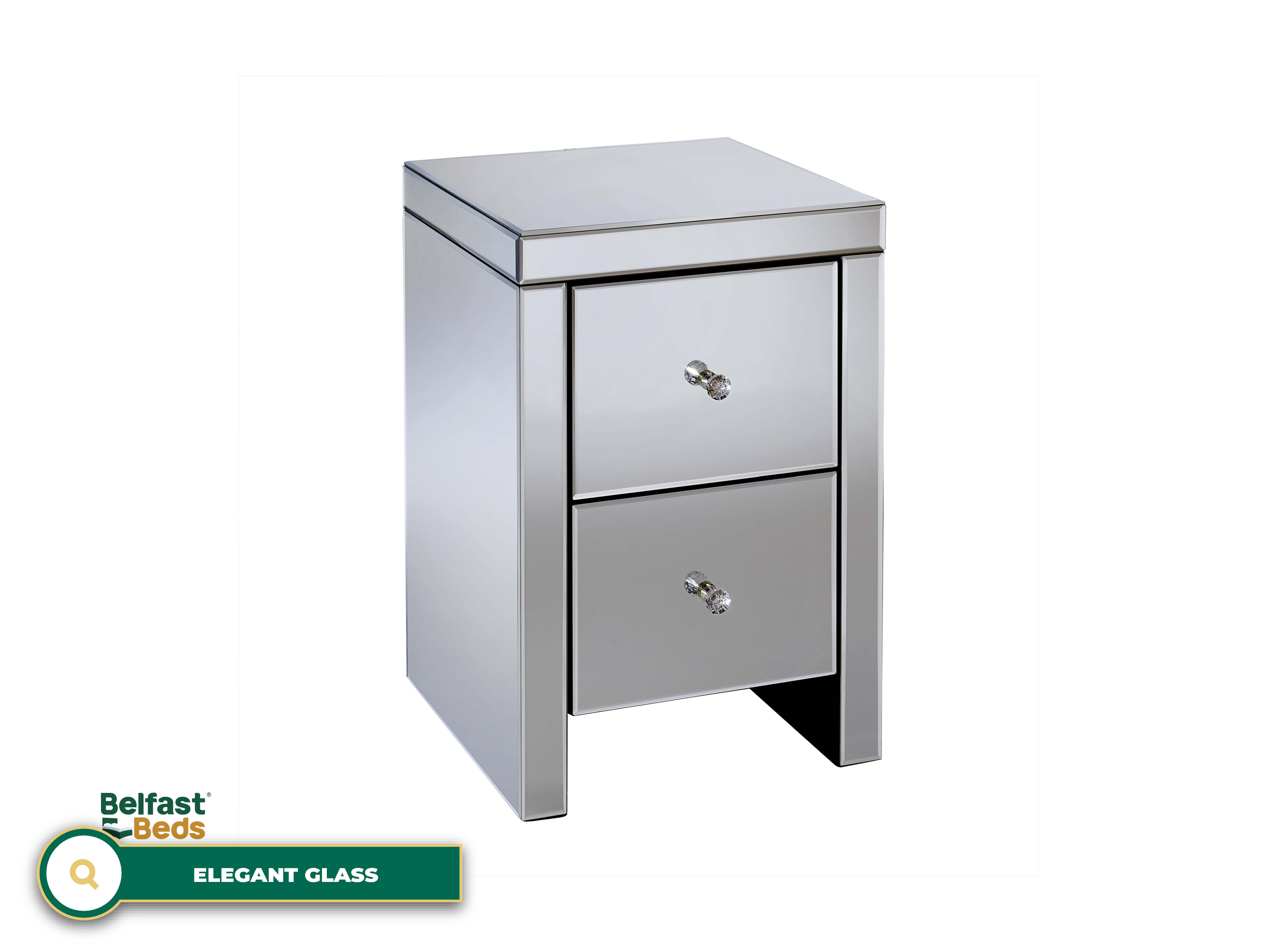 Birlea Seville 2 Drawer Bedside