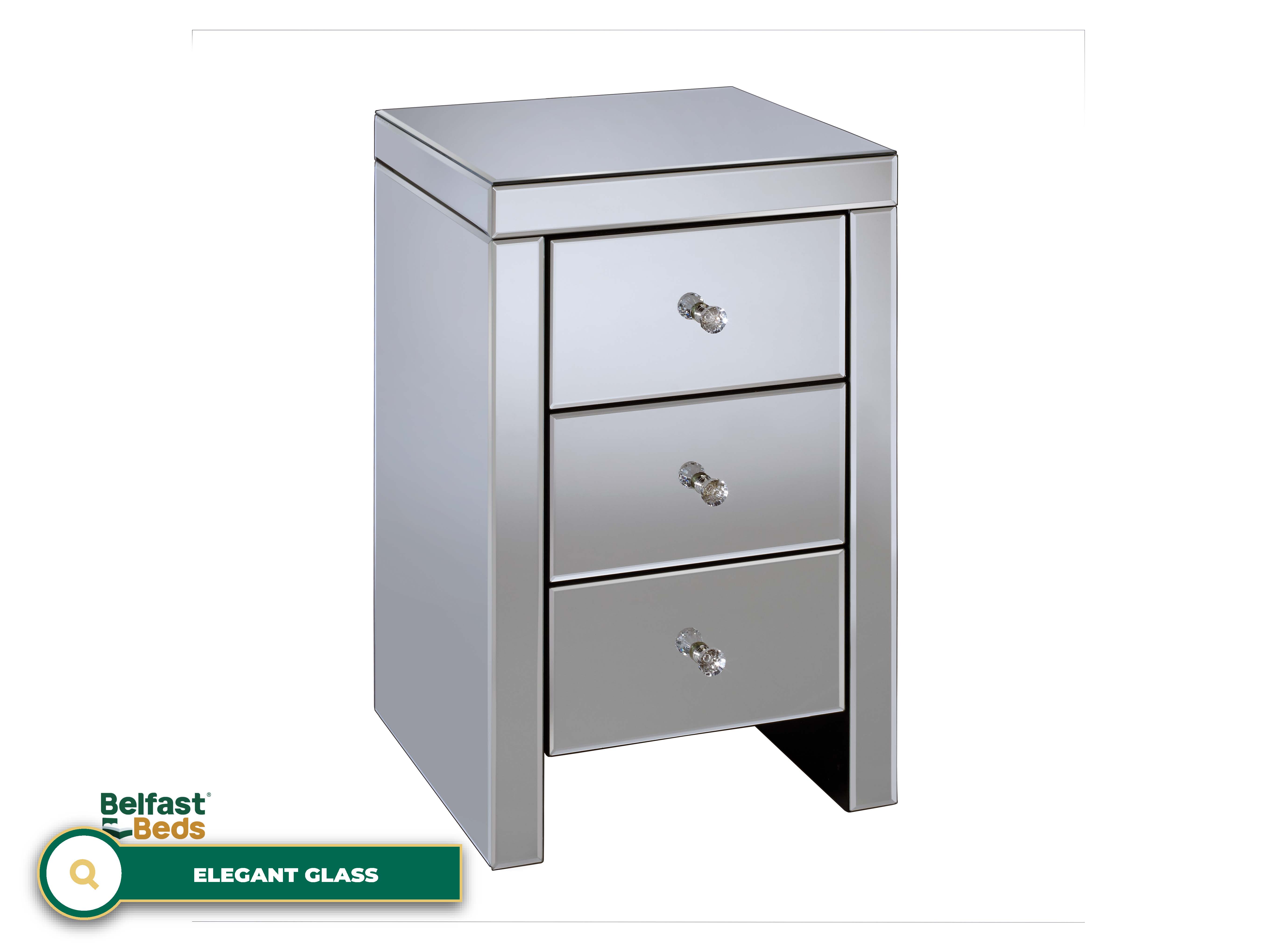 Birlea Seville 3 Drawer Bedside