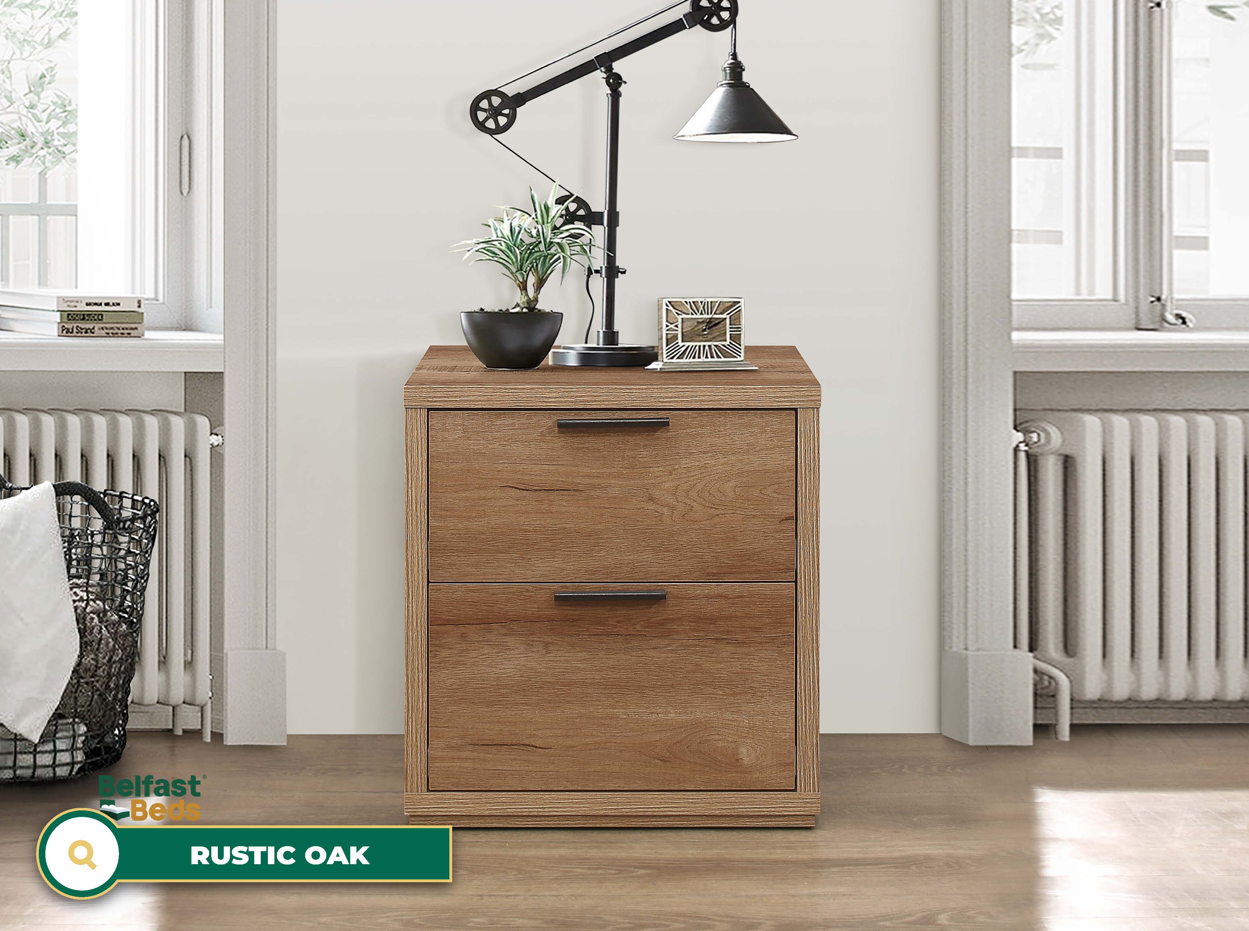 Stockwell 2 Drawer Bedside