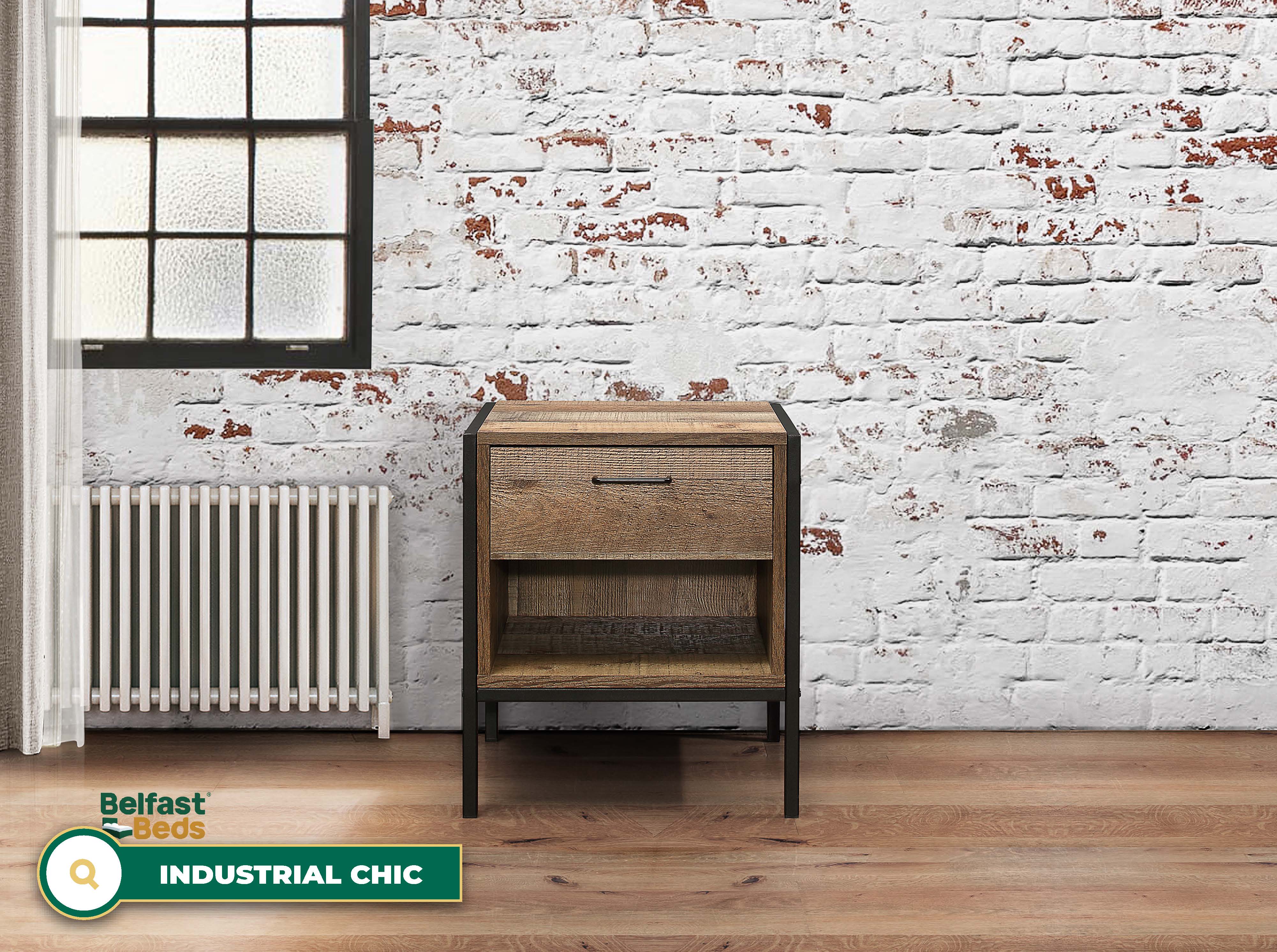 Urban 1 Drawer Bedside