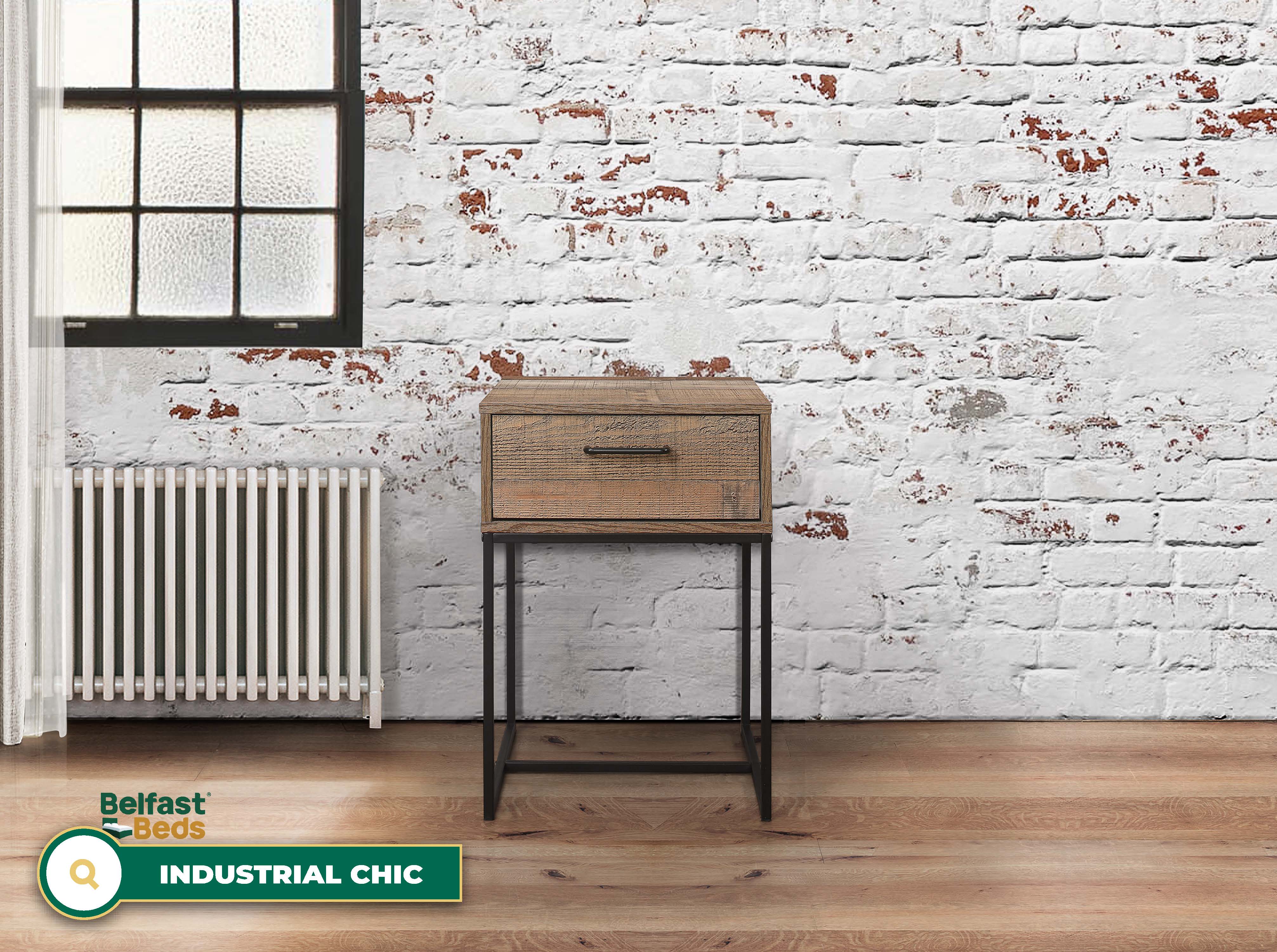 Urban 1 Drawer Narrow Bedside