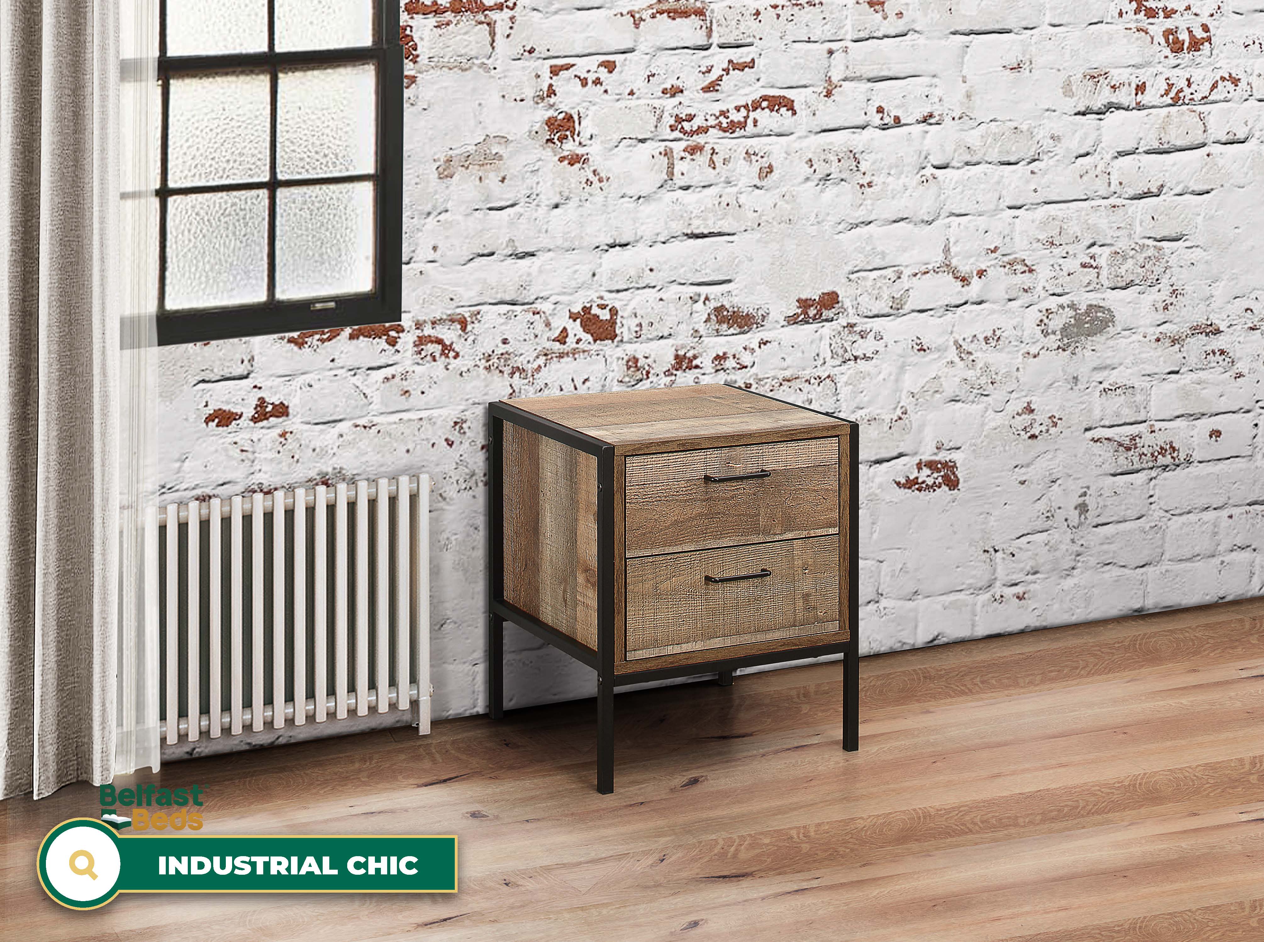 Urban 2 Drawer Bedside