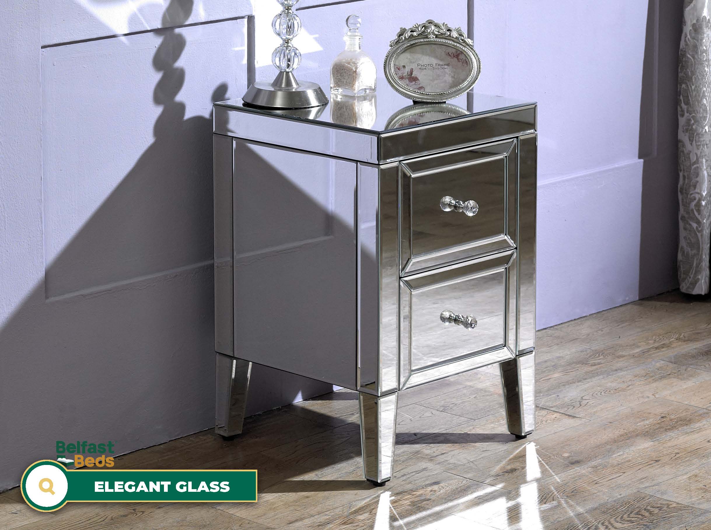 Birlea Valencia 2 Drawer Bedside