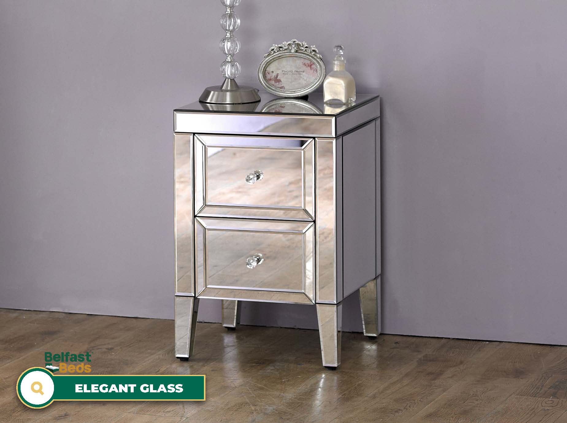 Birlea Valencia 2 Drawer Bedside thumbnail 2