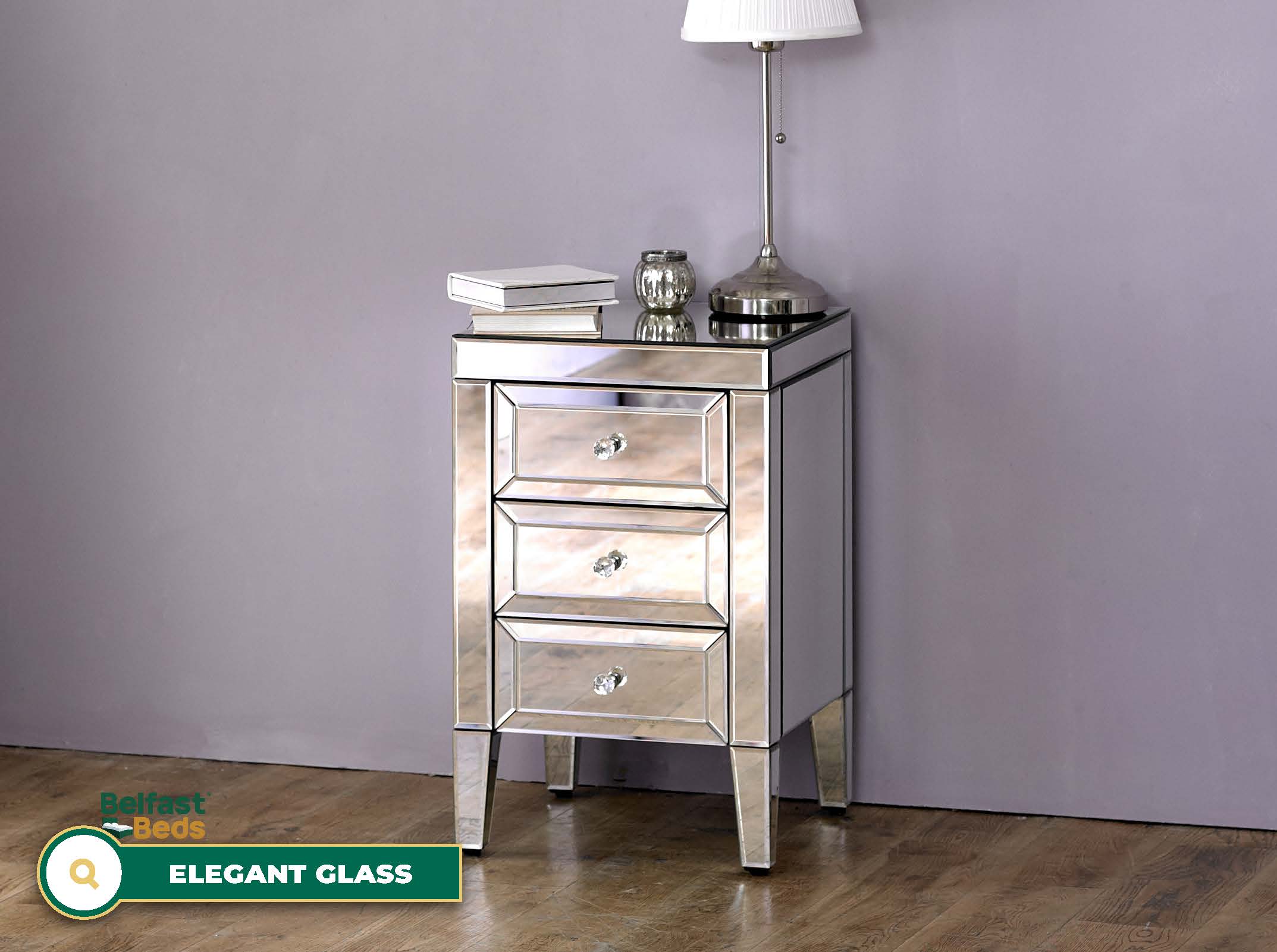 Birlea Valencia 3 Drawer Bedside thumbnail 2