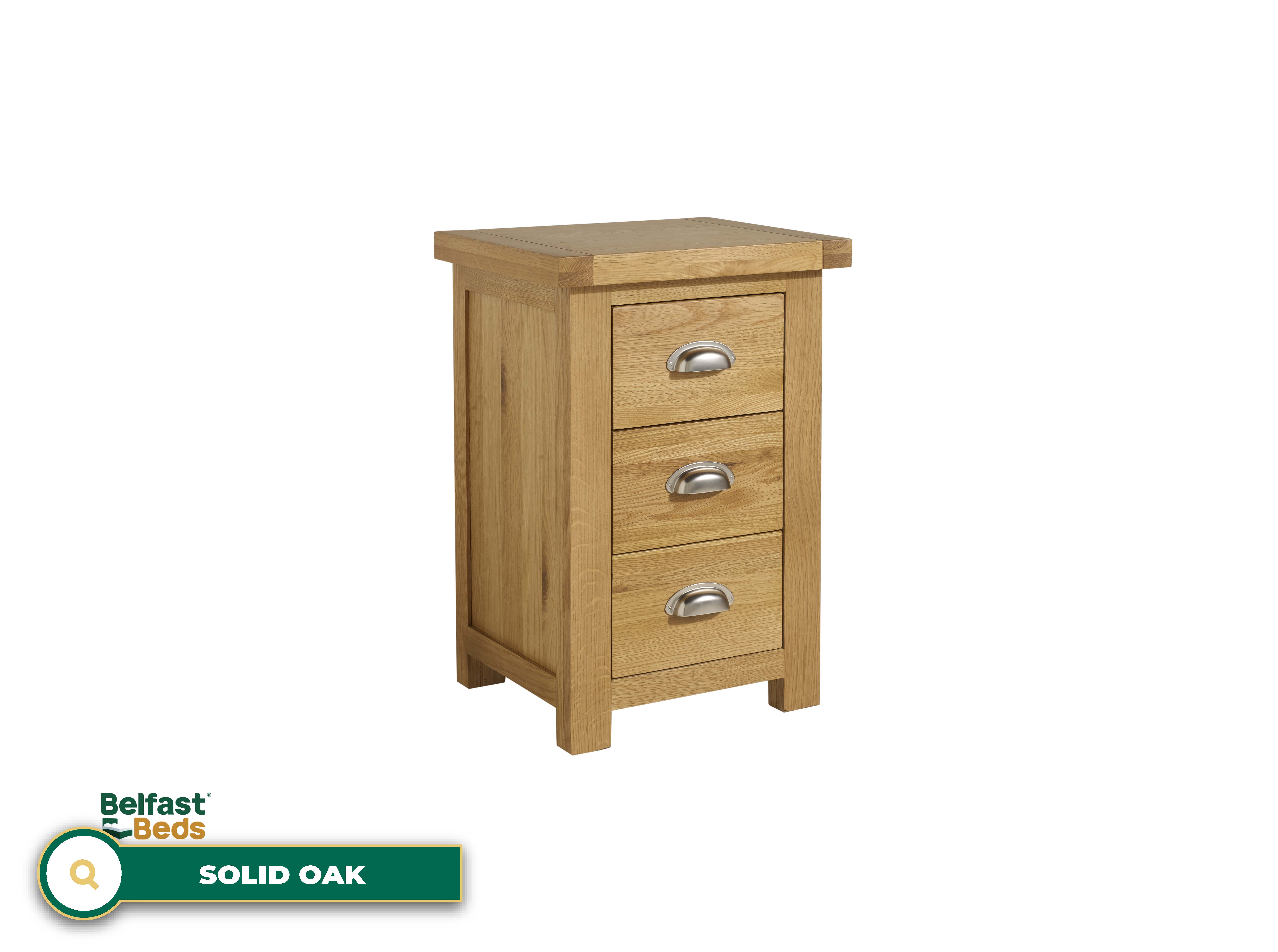Birlea Woburn 3 Drawer Large Bedside