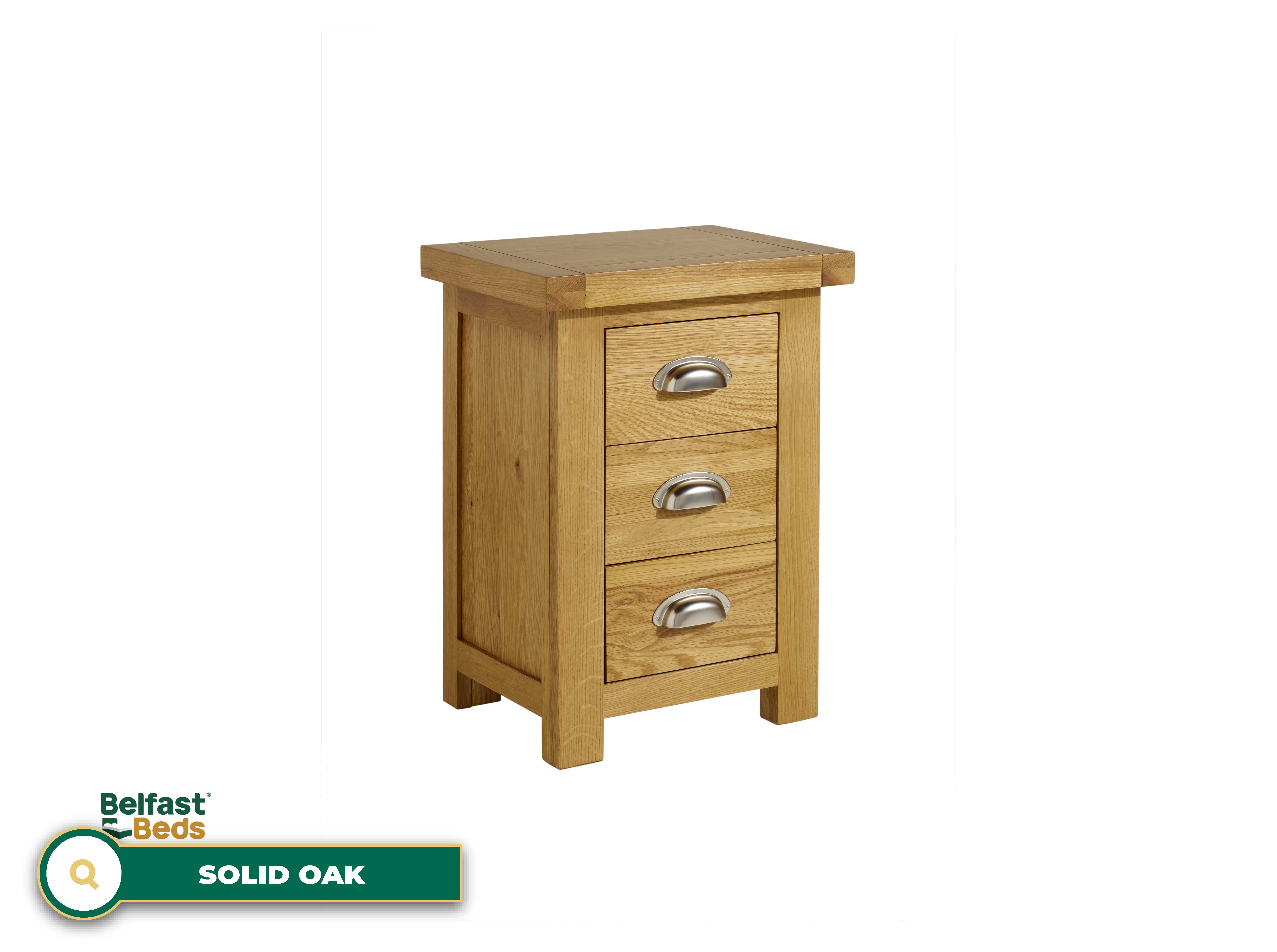 Birlea Woburn 3 Drawer Small Bedside