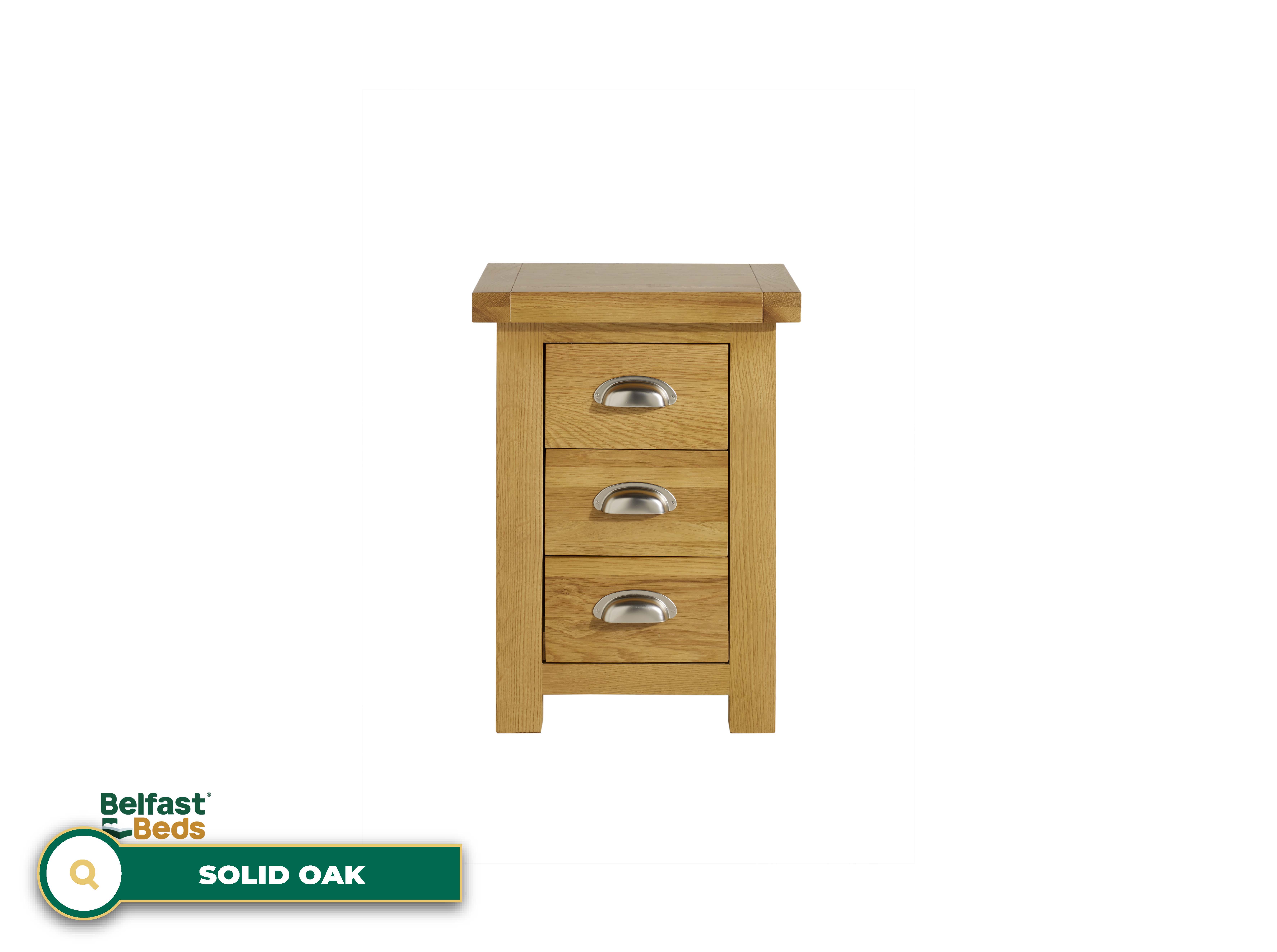 Birlea Woburn 3 Drawer Small Bedside thumbnail 2