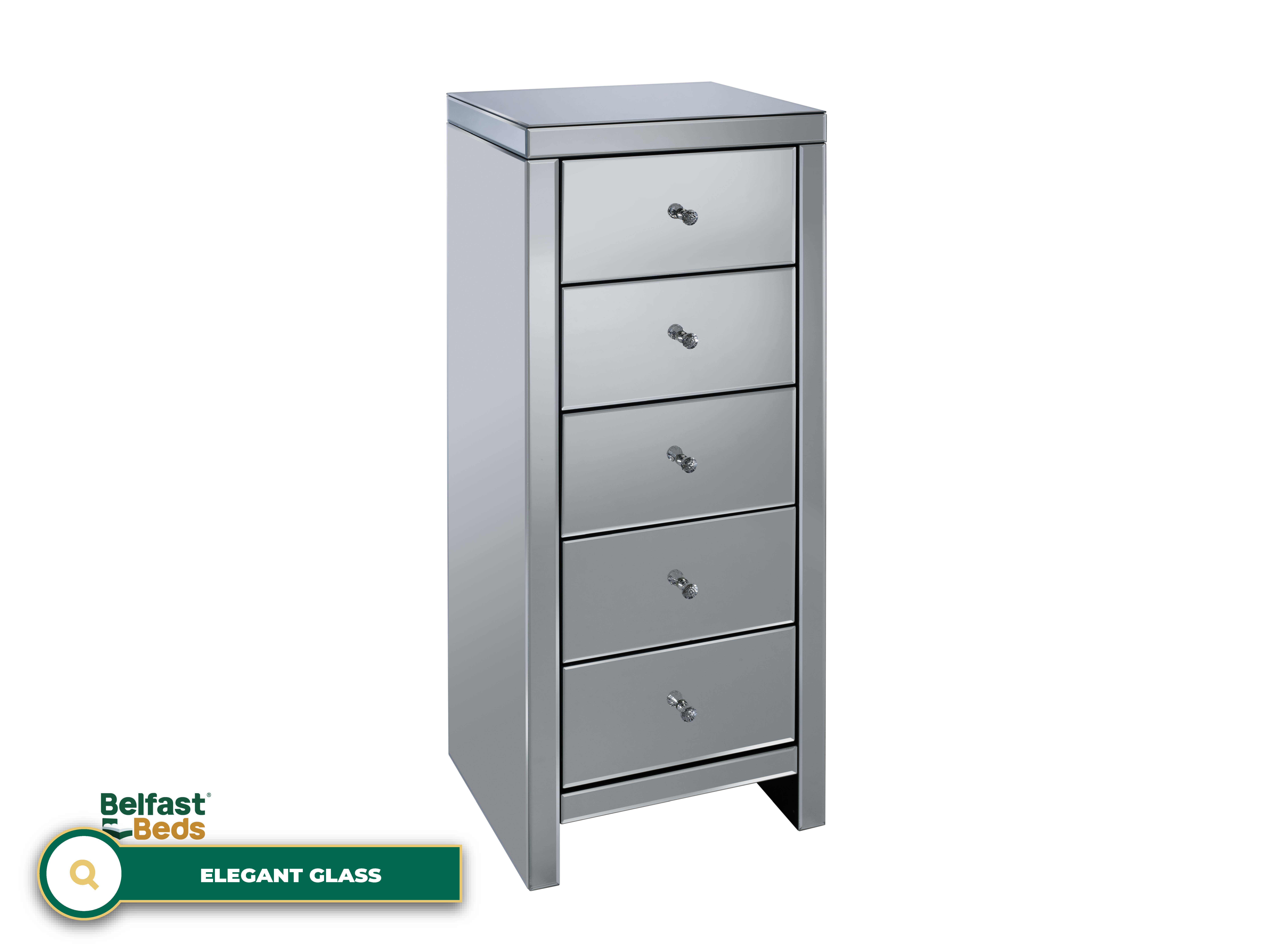Seville 5 Drawer Tall Chest
