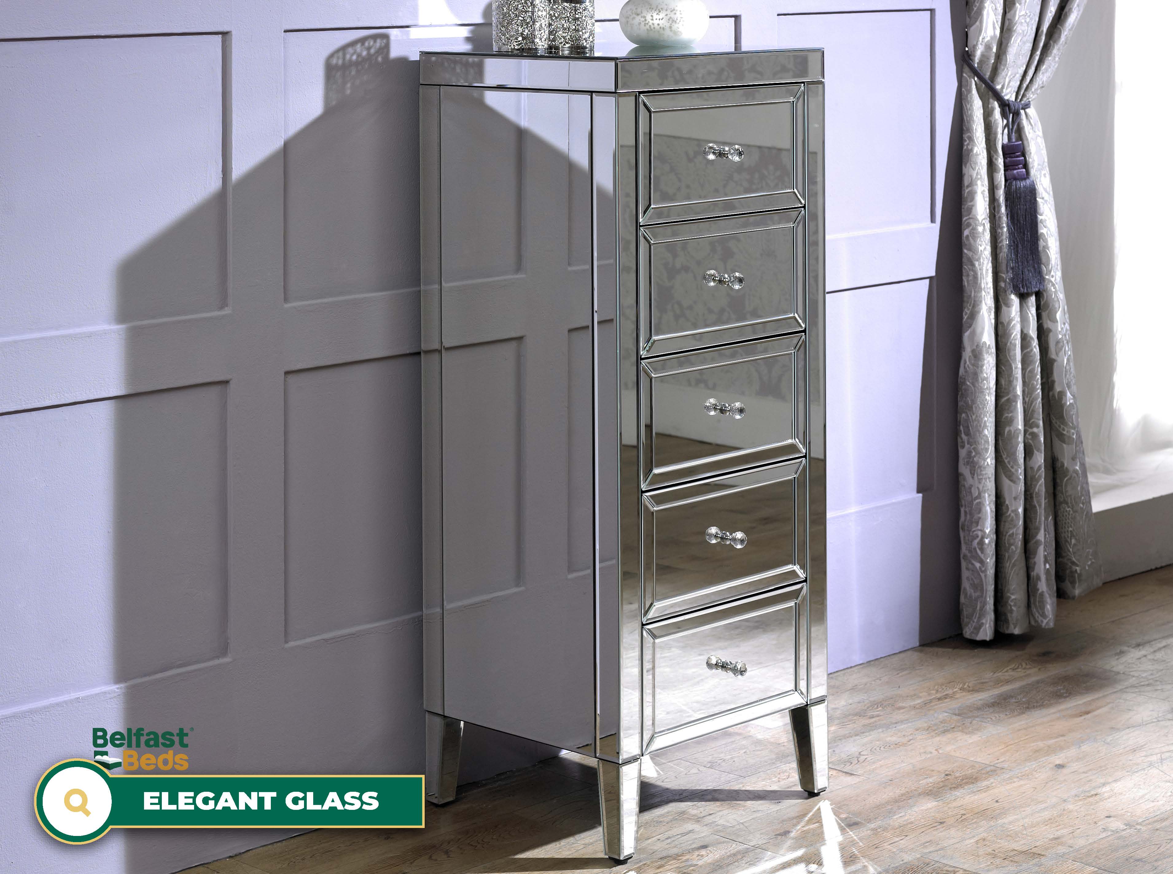 Valencia 5 Drawer Narrow Chest