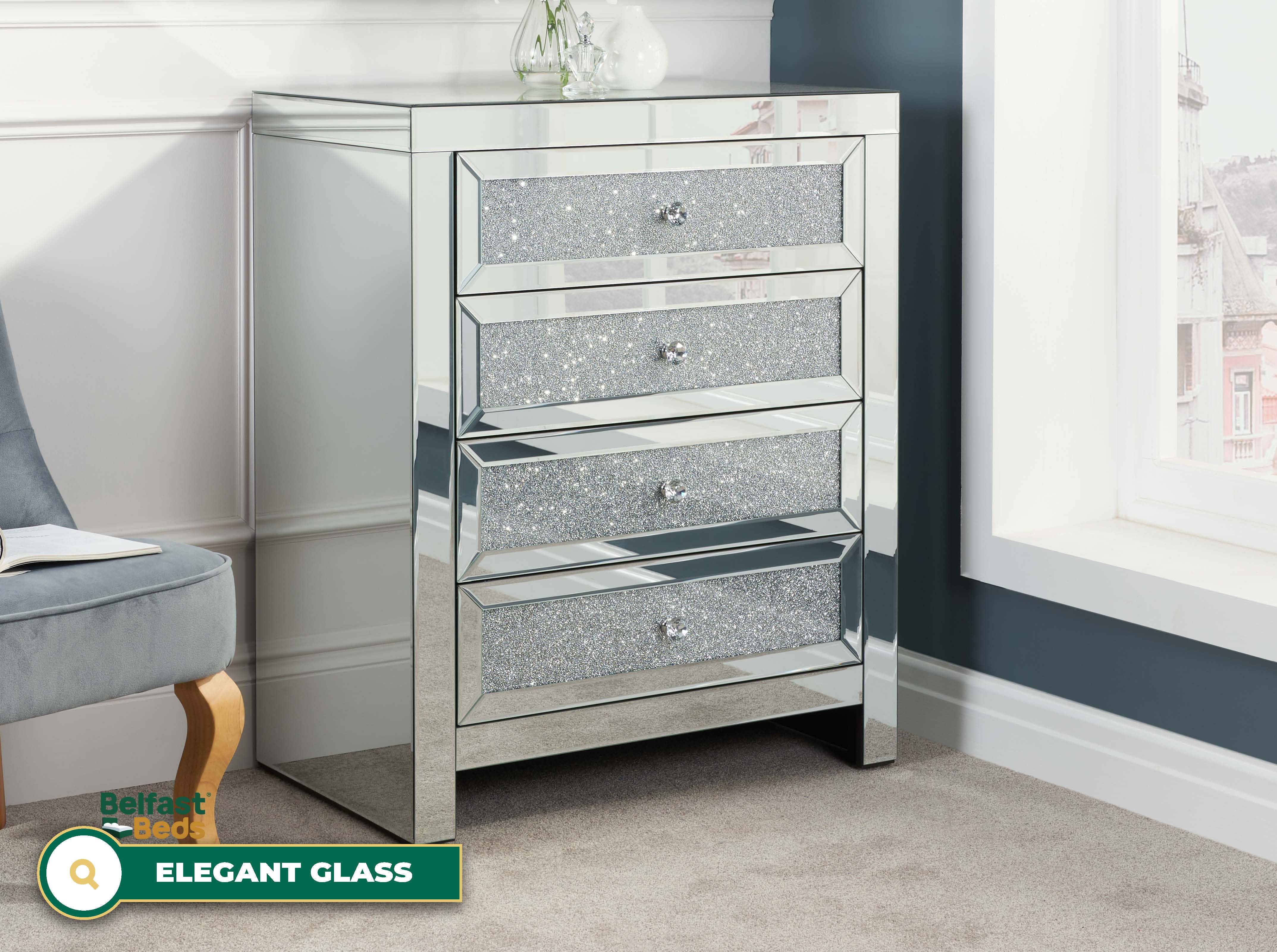 Vienna 4 Drawer Chest thumbnail 2