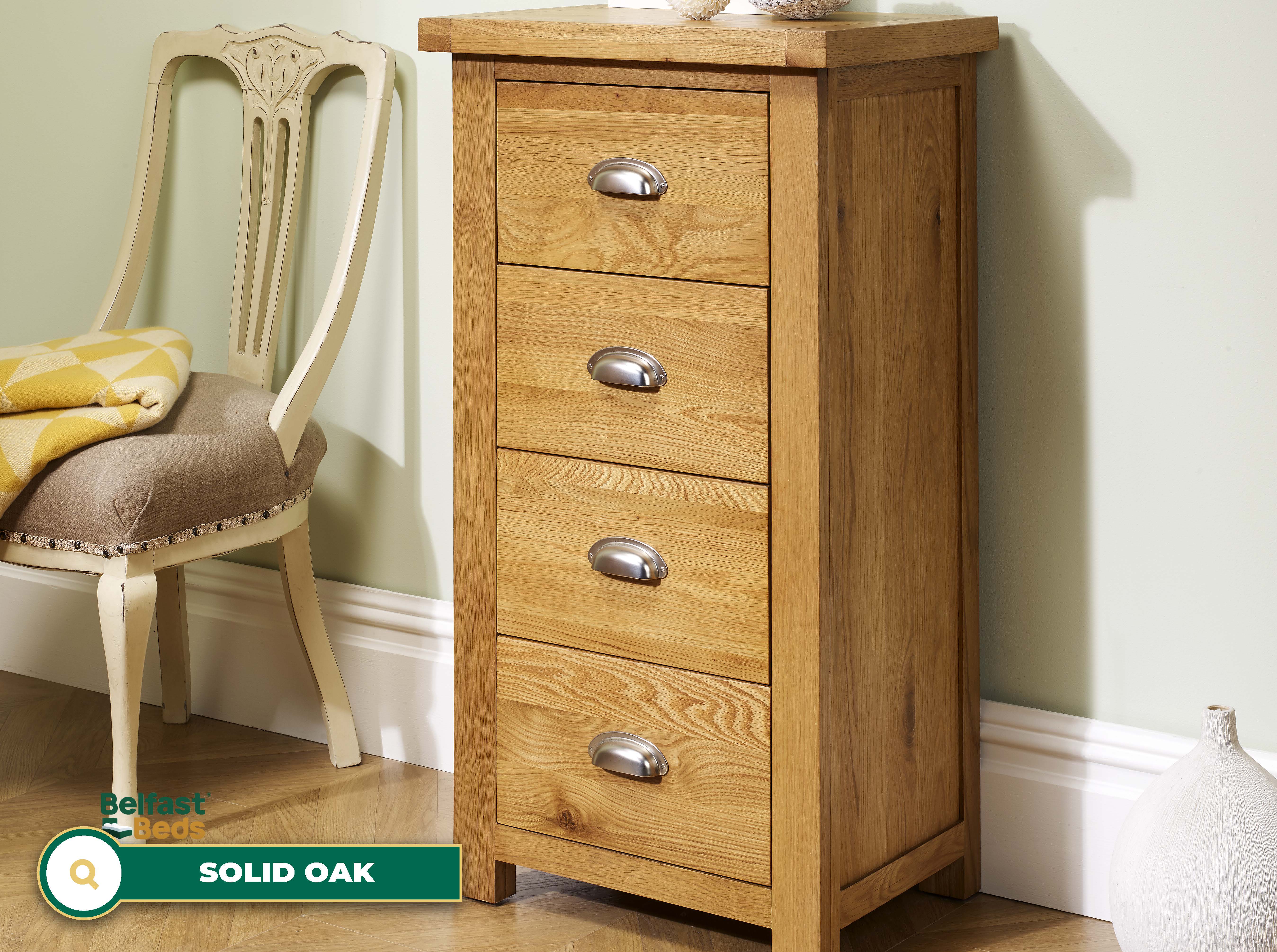 Woburn 4 Drawer Narrow Chest