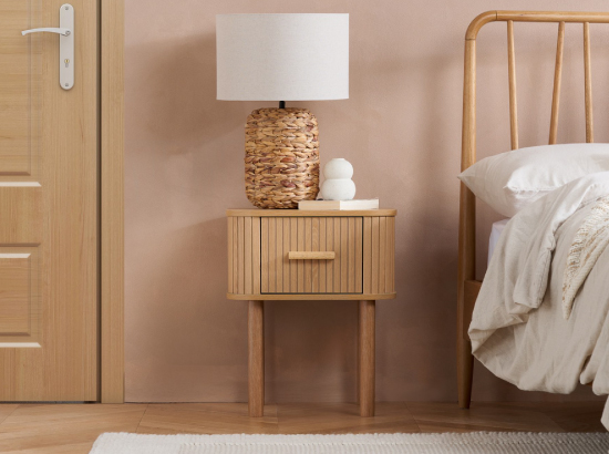Axel 1 Drawer Bedside Table