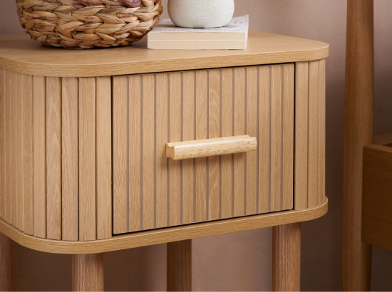 Axel 1 Drawer Bedside Table